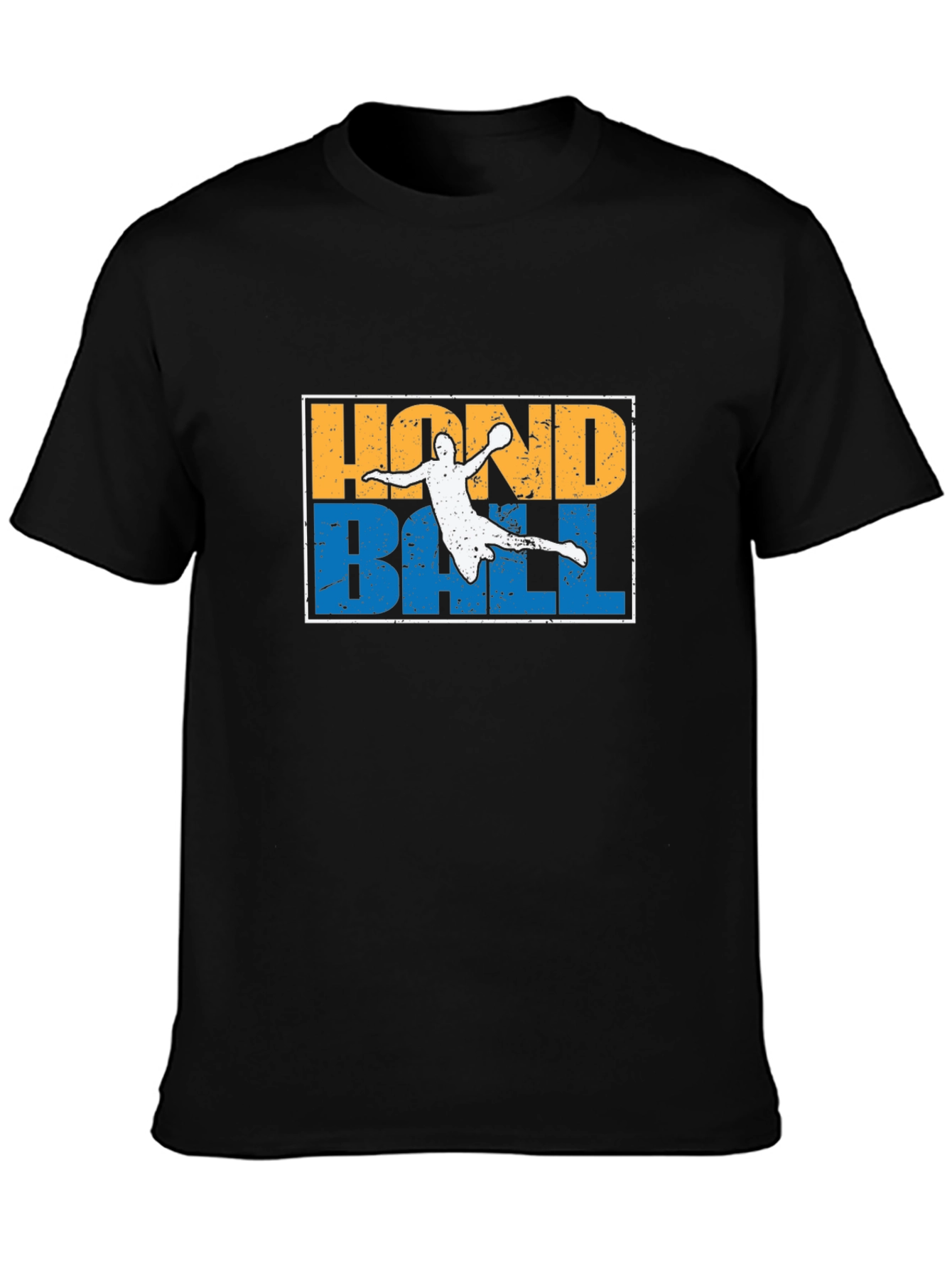 Handball Graphic T-Shirt | Player Silhouette Design