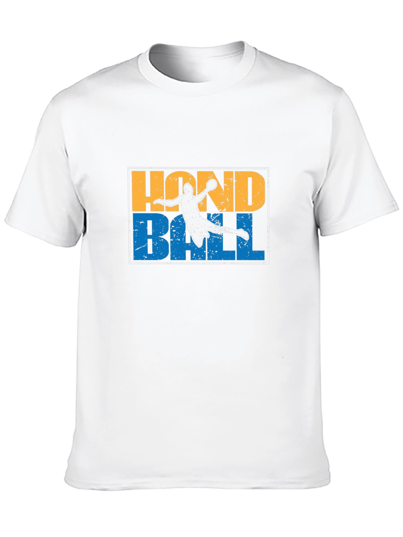 Handball Graphic T-Shirt | Player Silhouette Design