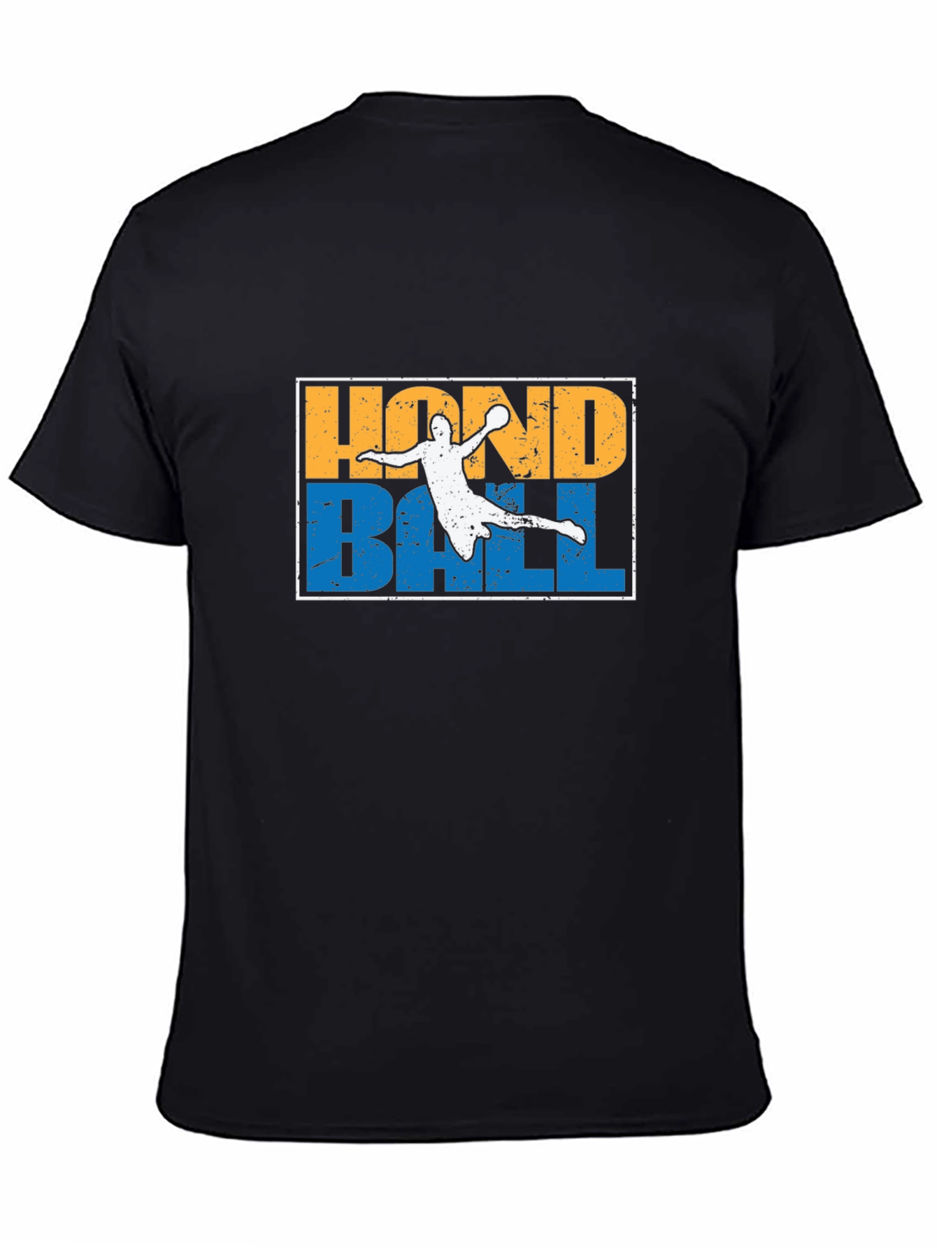 Handball Graphic T-Shirt | Player Silhouette Design