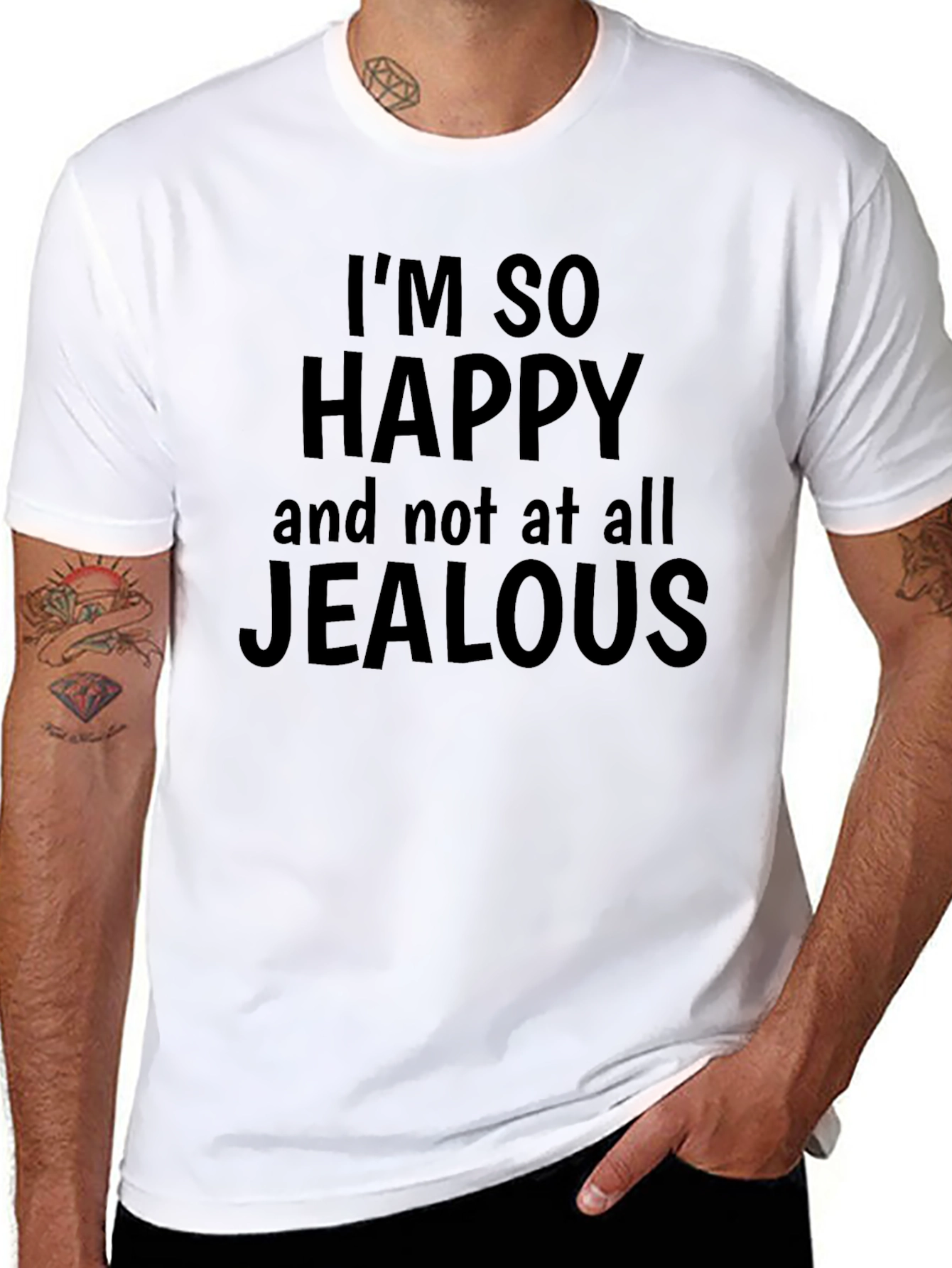 Funny Im So Happy Graphic T-Shirt