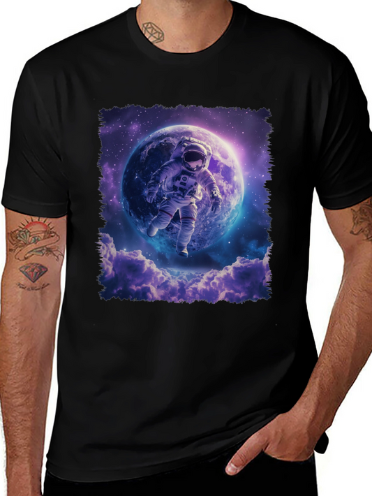 Astronaut in Space Graphic T-Shirt