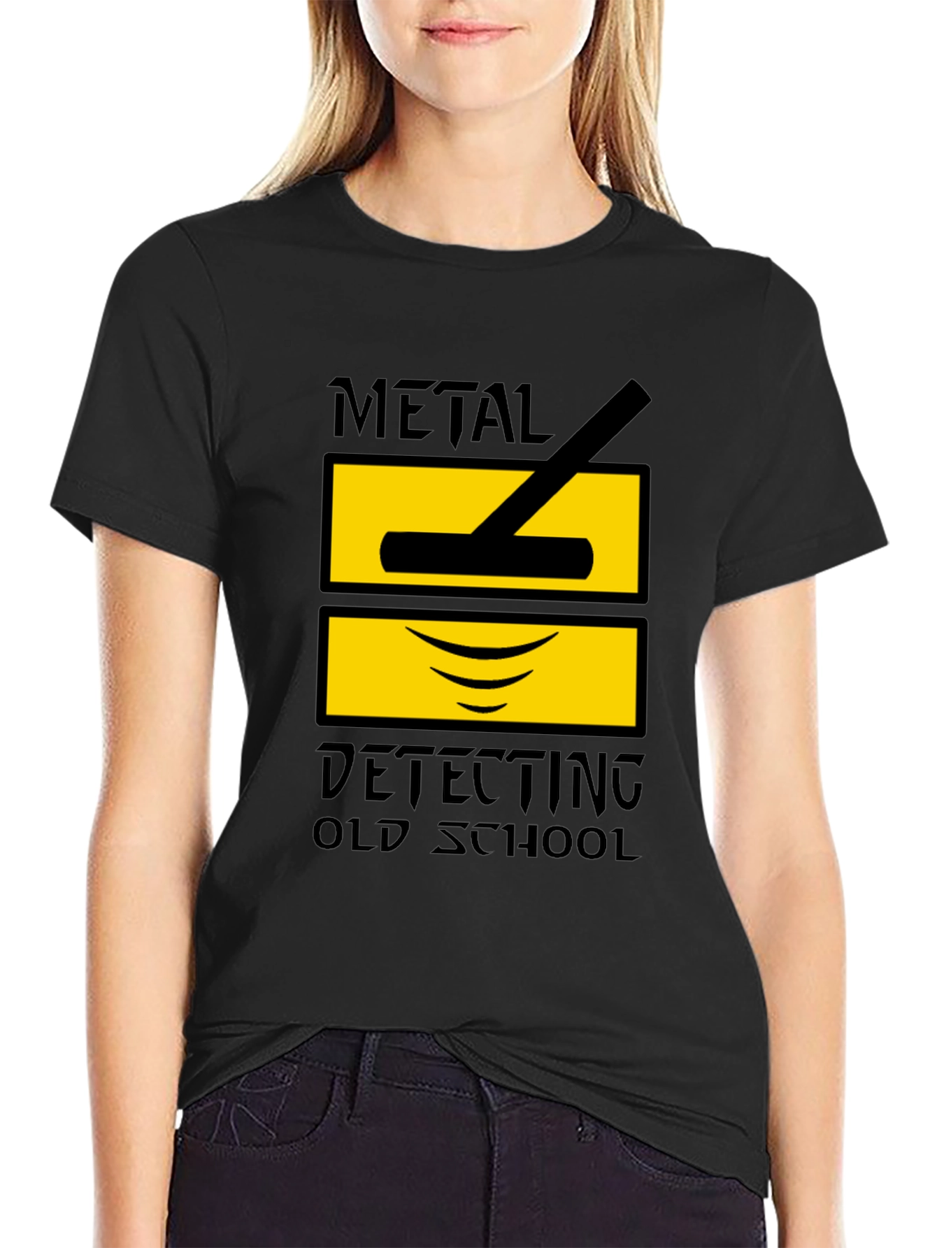 Metal Detecting Old School Graphic T-Shirt