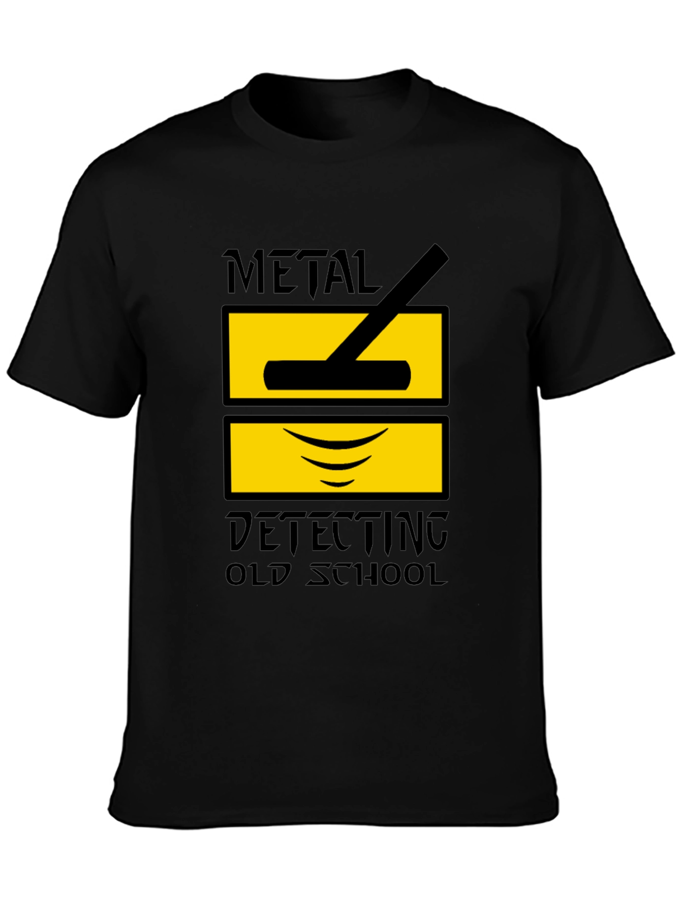Metal Detecting Old School Graphic T-Shirt