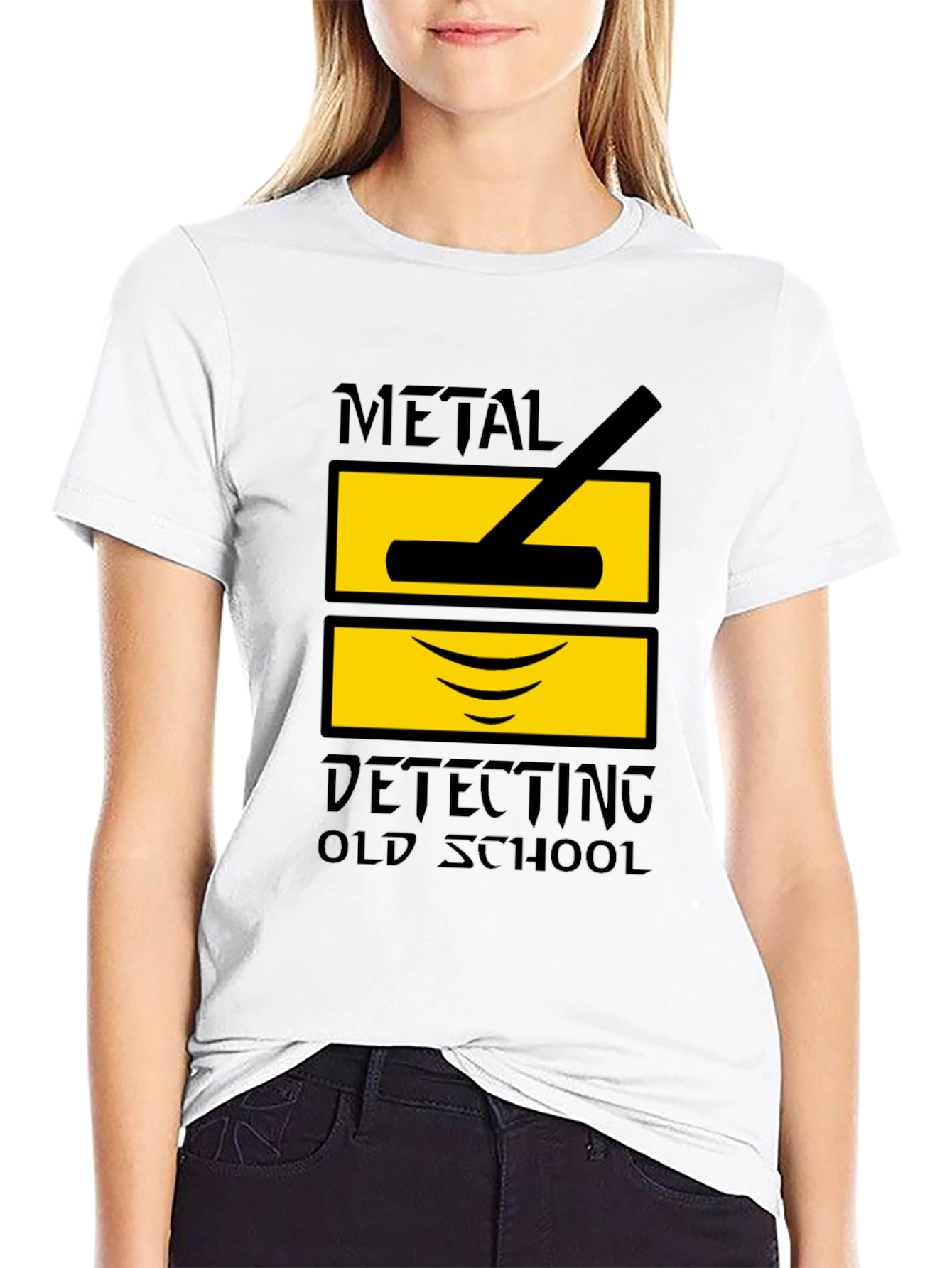 Metal Detecting Old School Graphic T-Shirt