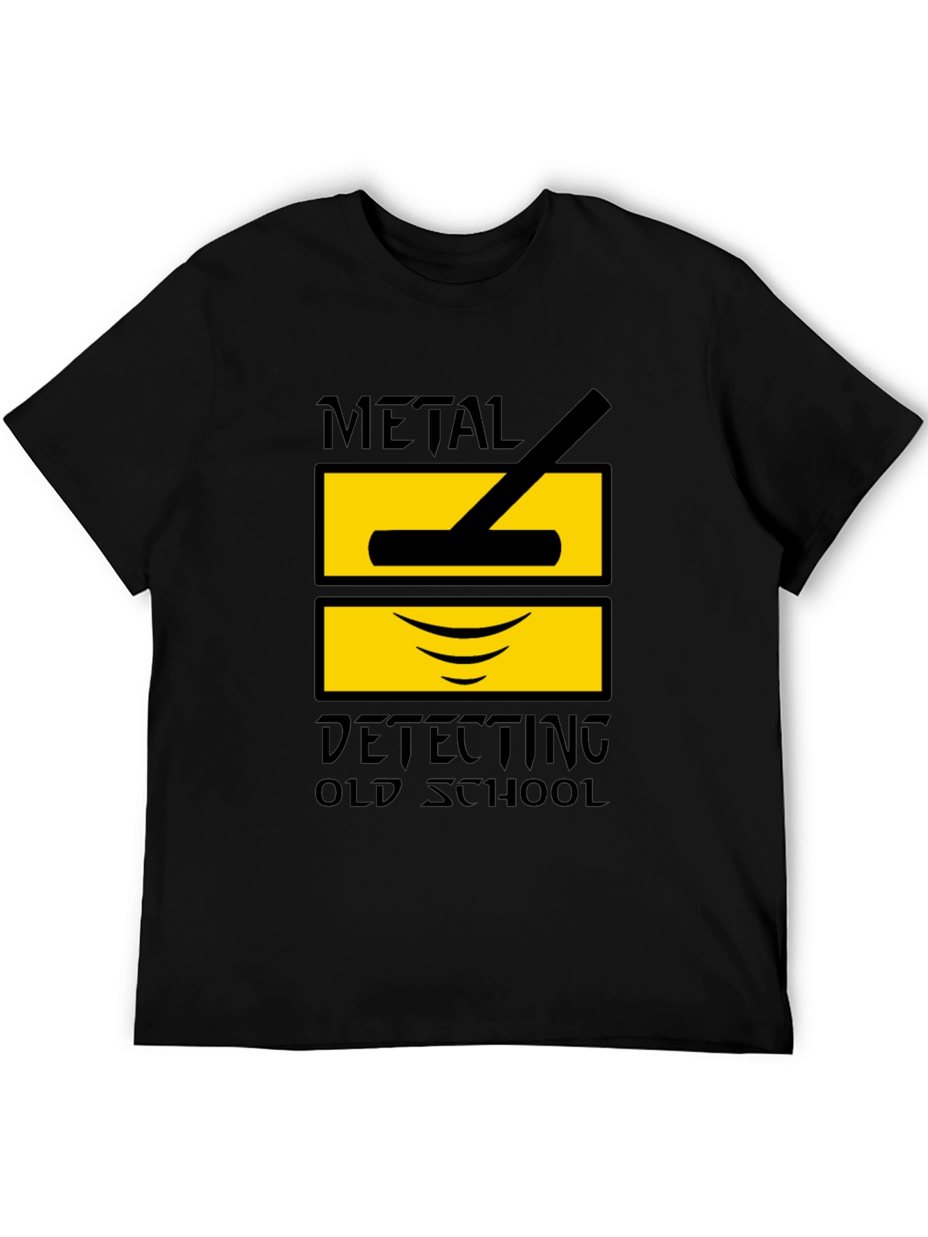 Metal Detecting Old School Graphic T-Shirt