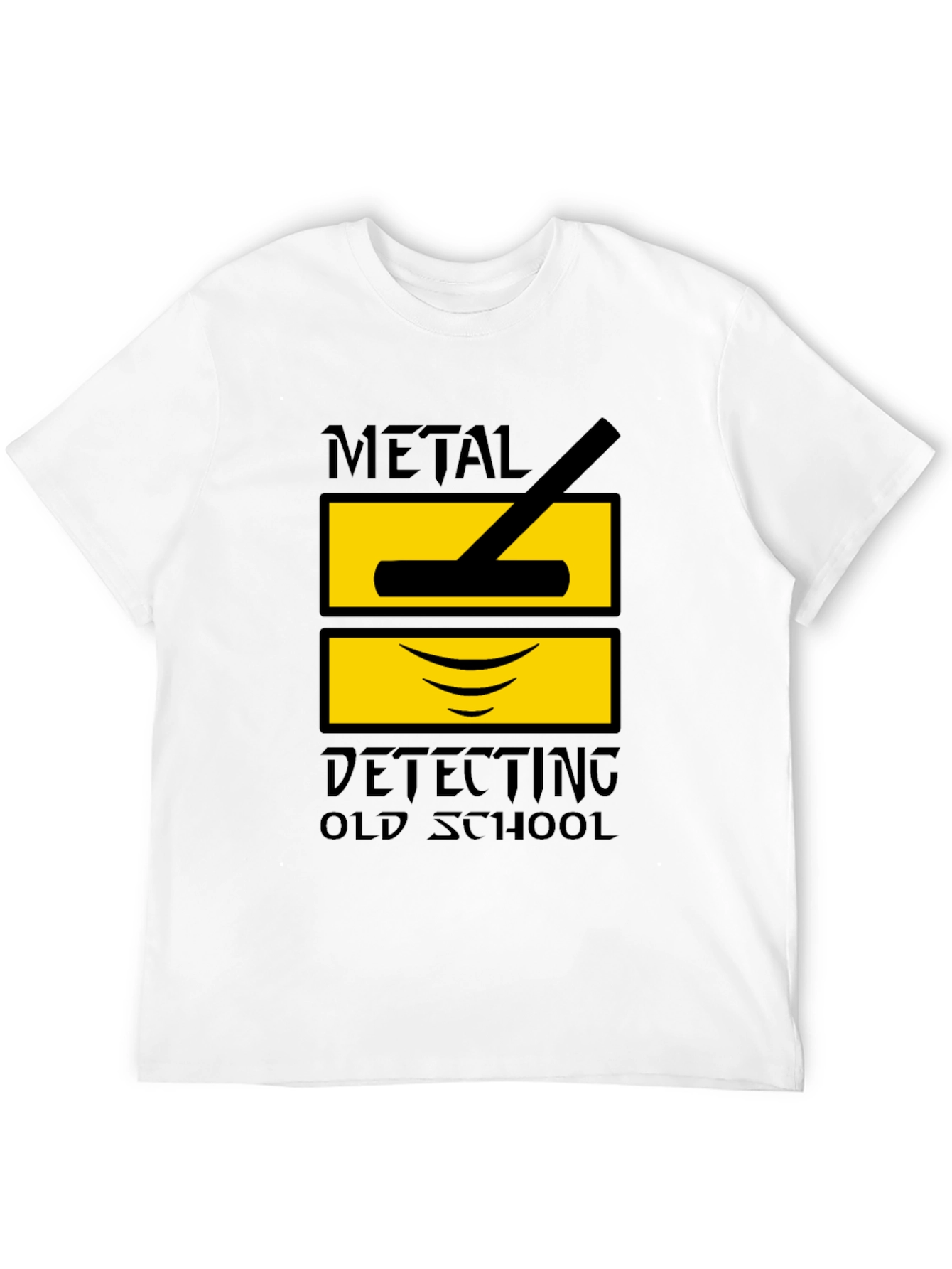 Metal Detecting Old School Graphic T-Shirt