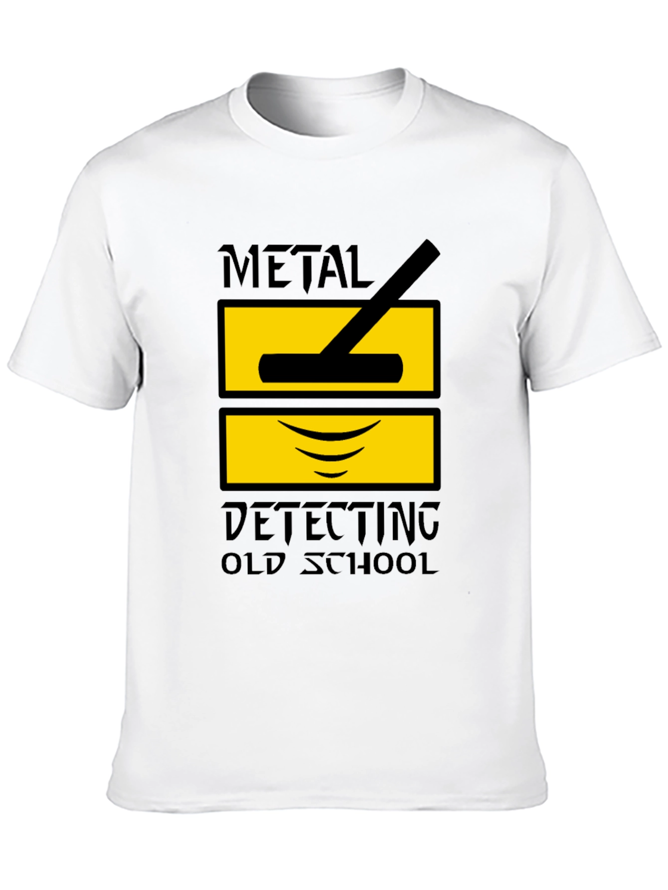 Metal Detecting Old School Graphic T-Shirt
