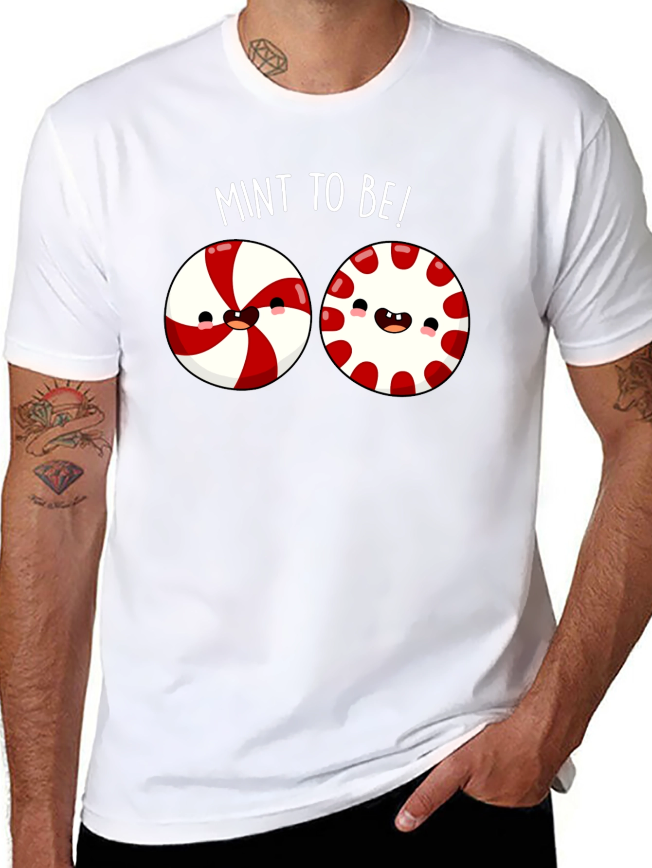 Mint to Be Graphic Tee - Candy Couple T-Shirt