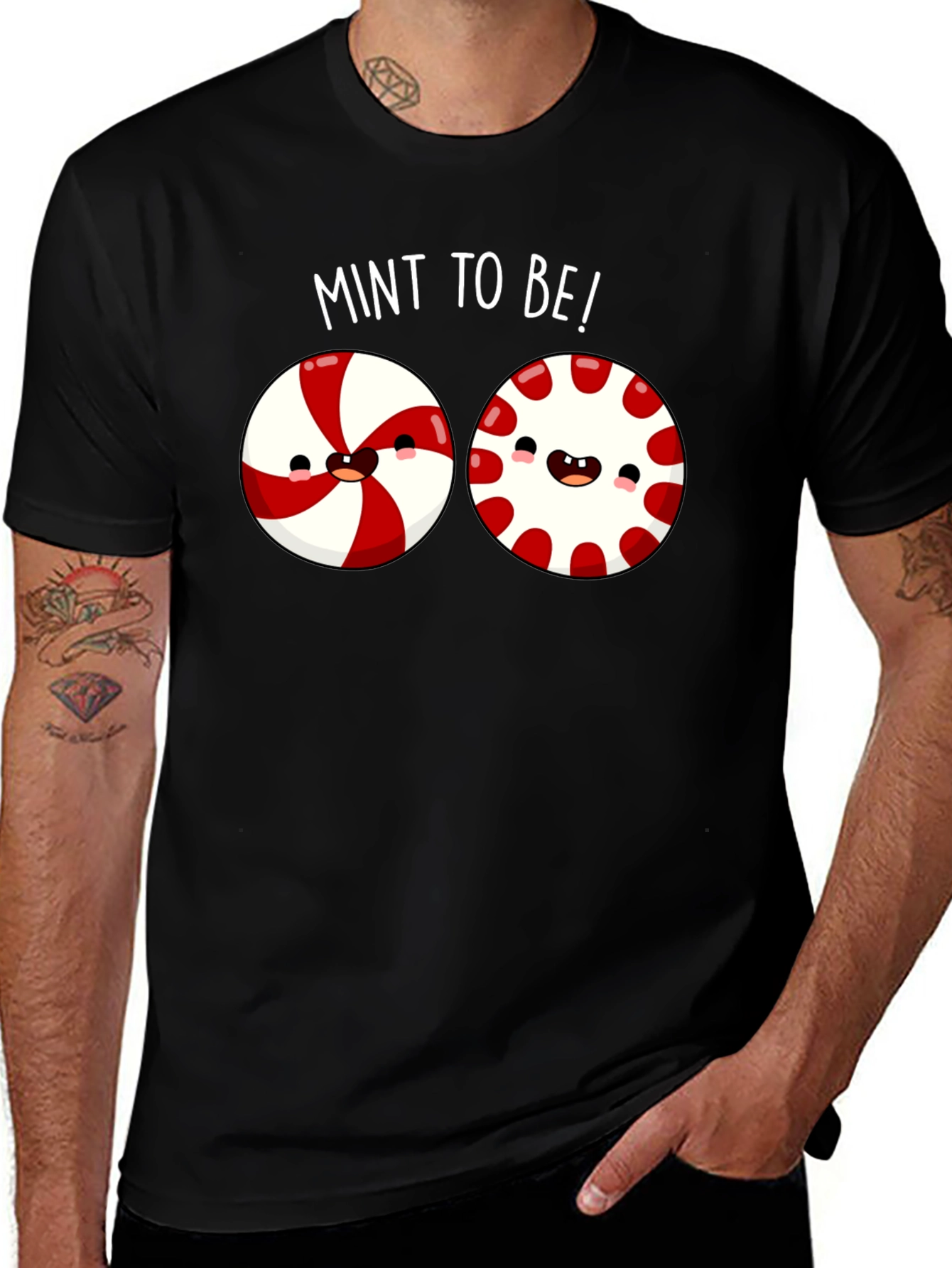 Mint to Be Graphic Tee - Candy Couple T-Shirt