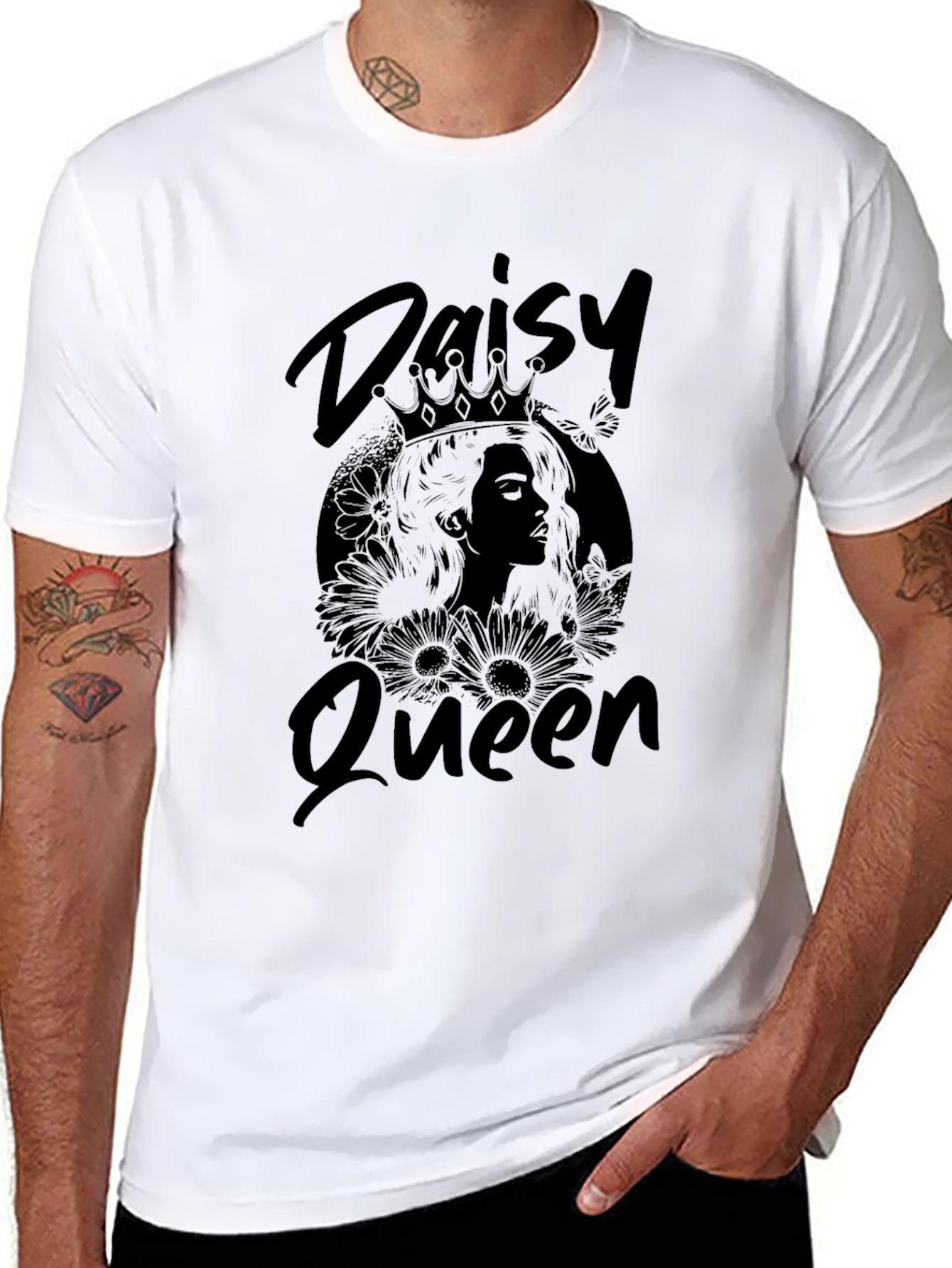 Daisy Queen Black T-Shirt
