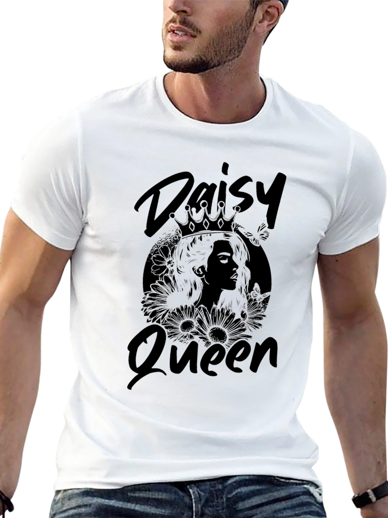 Daisy Queen Black T-Shirt
