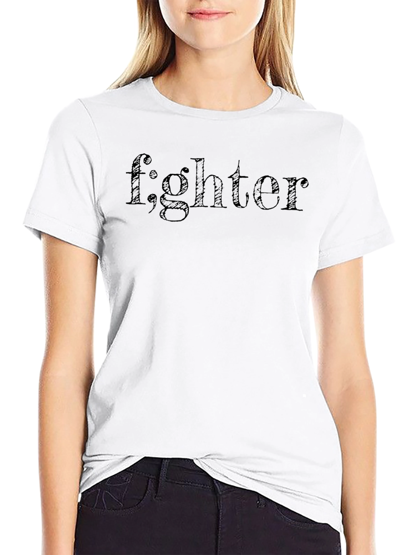 Foo Fighter Inspired Black Tee