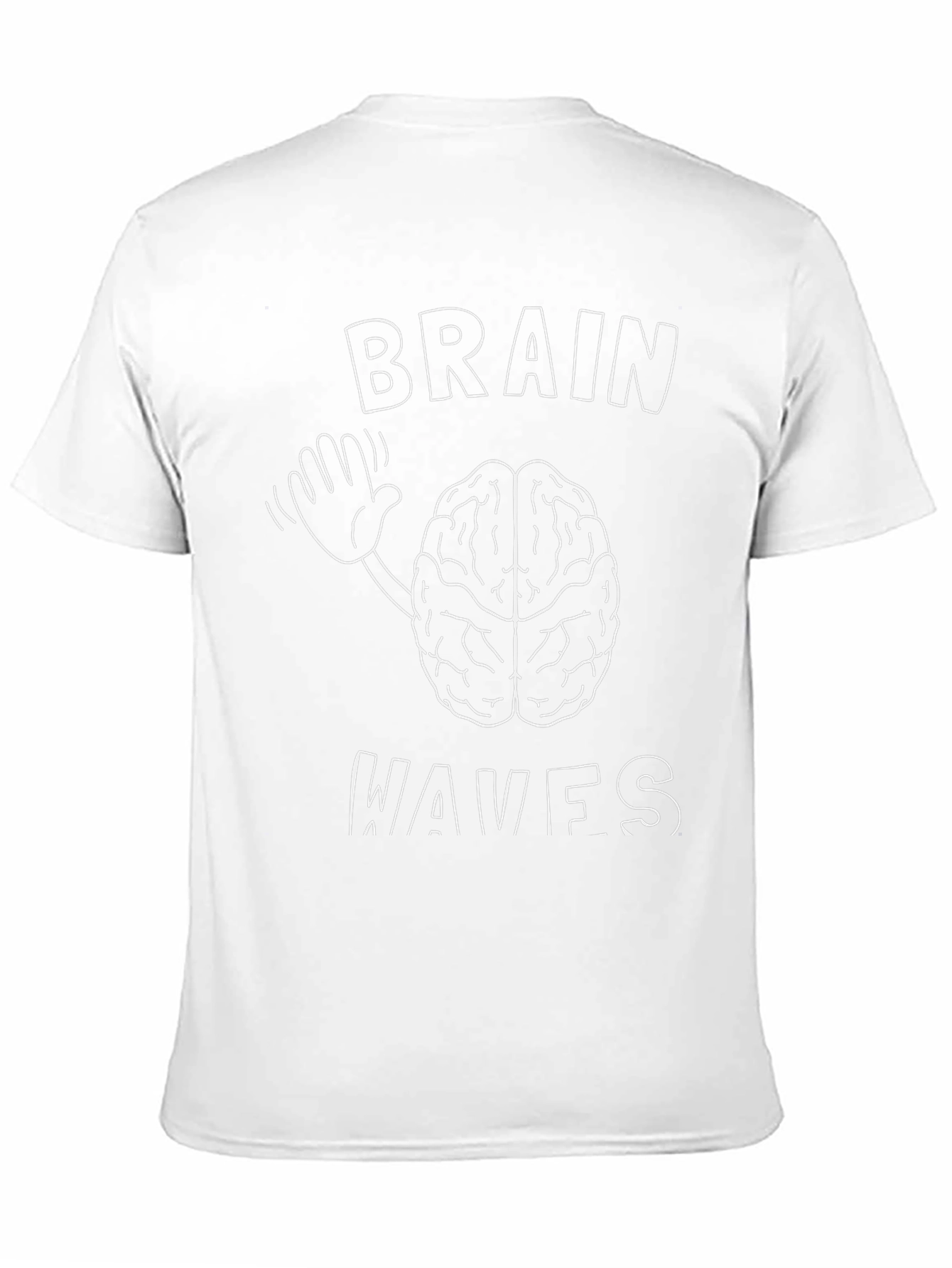 Brain Waves Graphic Tee - Unique Design