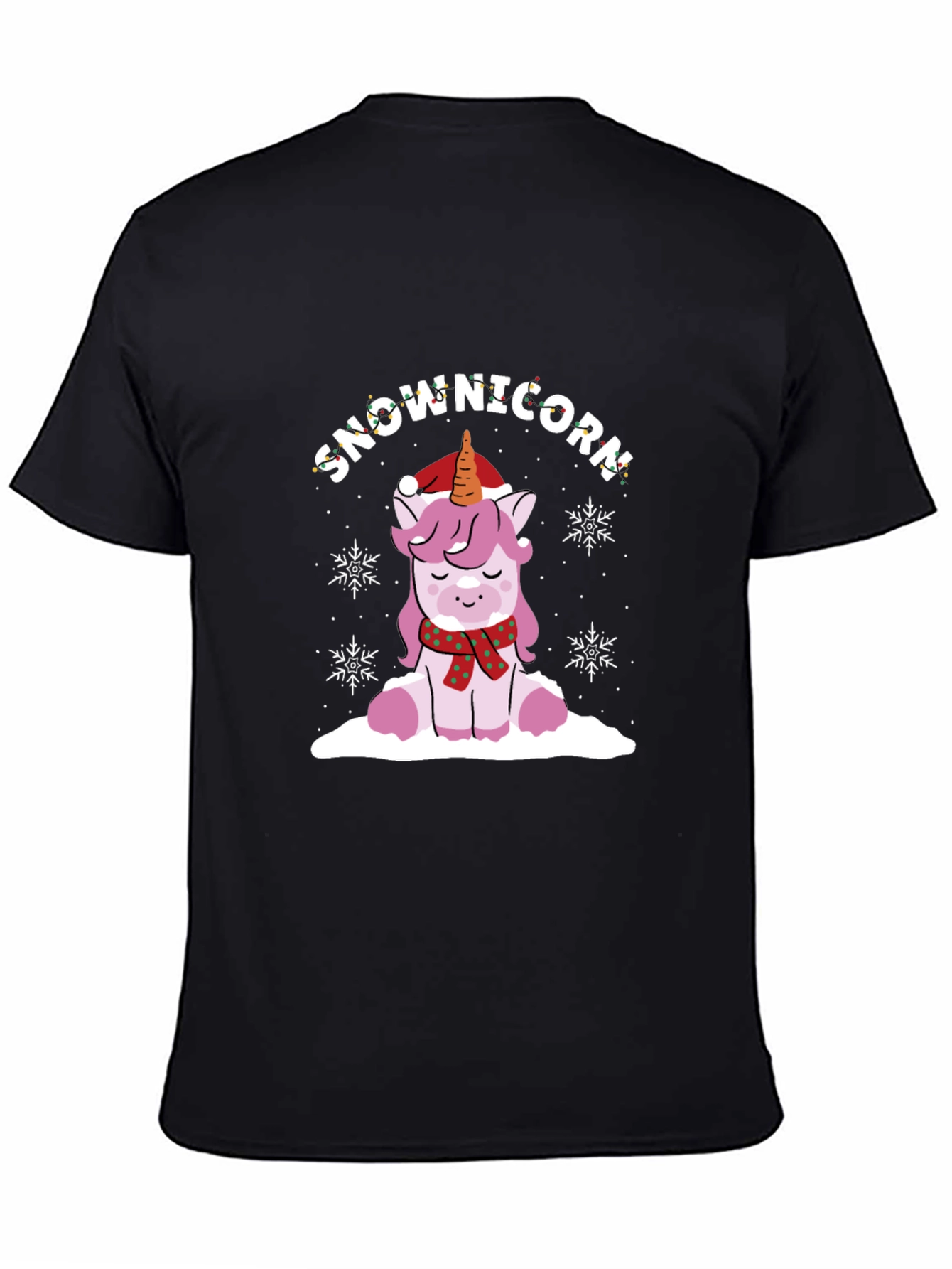 SnowUnicorn Holiday Graphic Tee