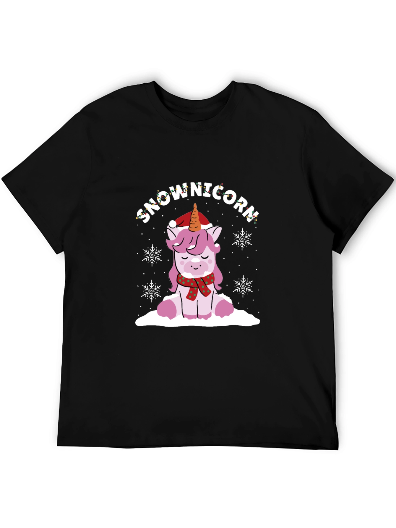 SnowUnicorn Holiday Graphic Tee