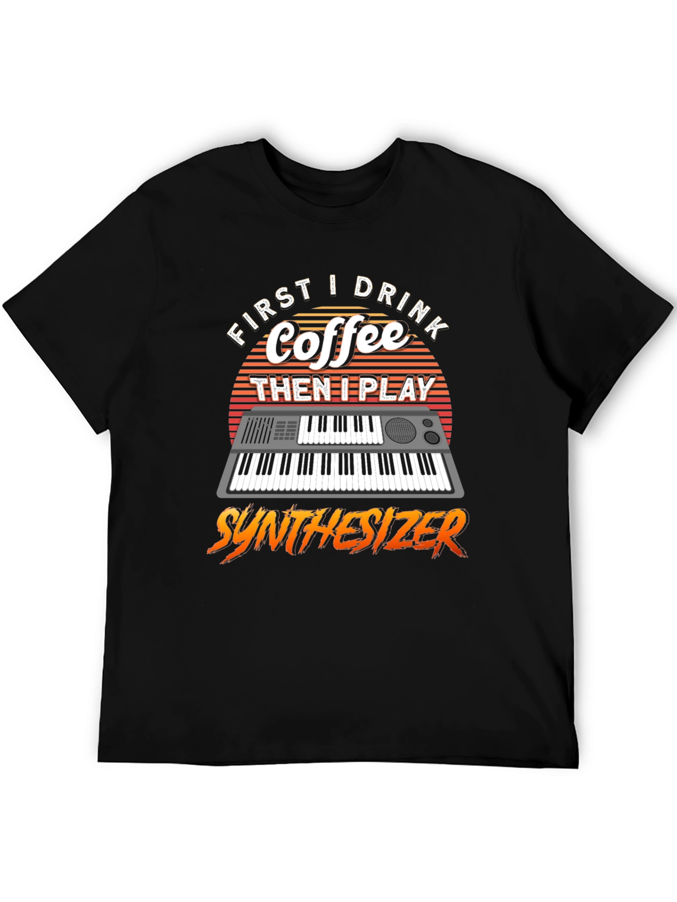 Coffee Then Synthesizer Tee