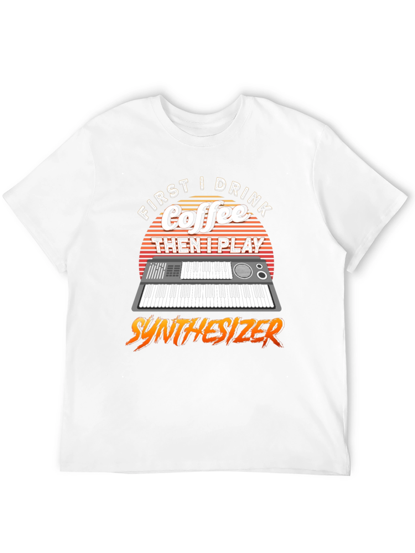 Coffee Then Synthesizer Tee