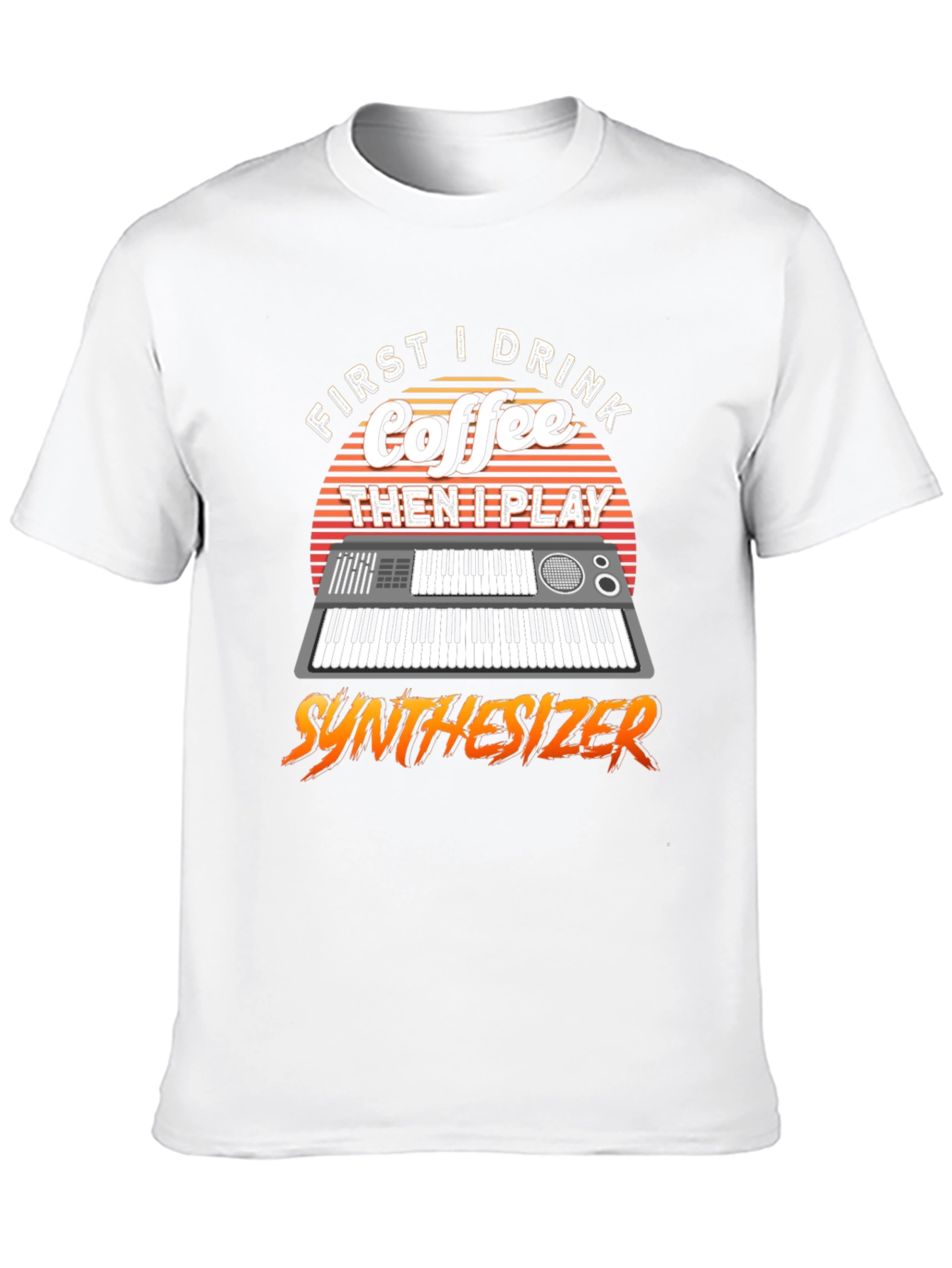 Coffee Then Synthesizer Tee