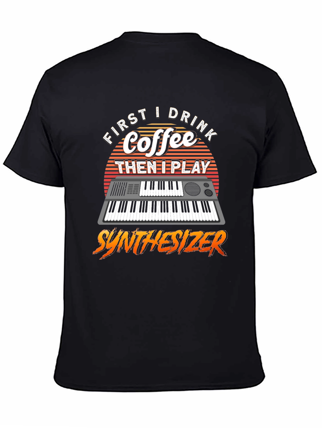 Coffee Then Synthesizer Tee