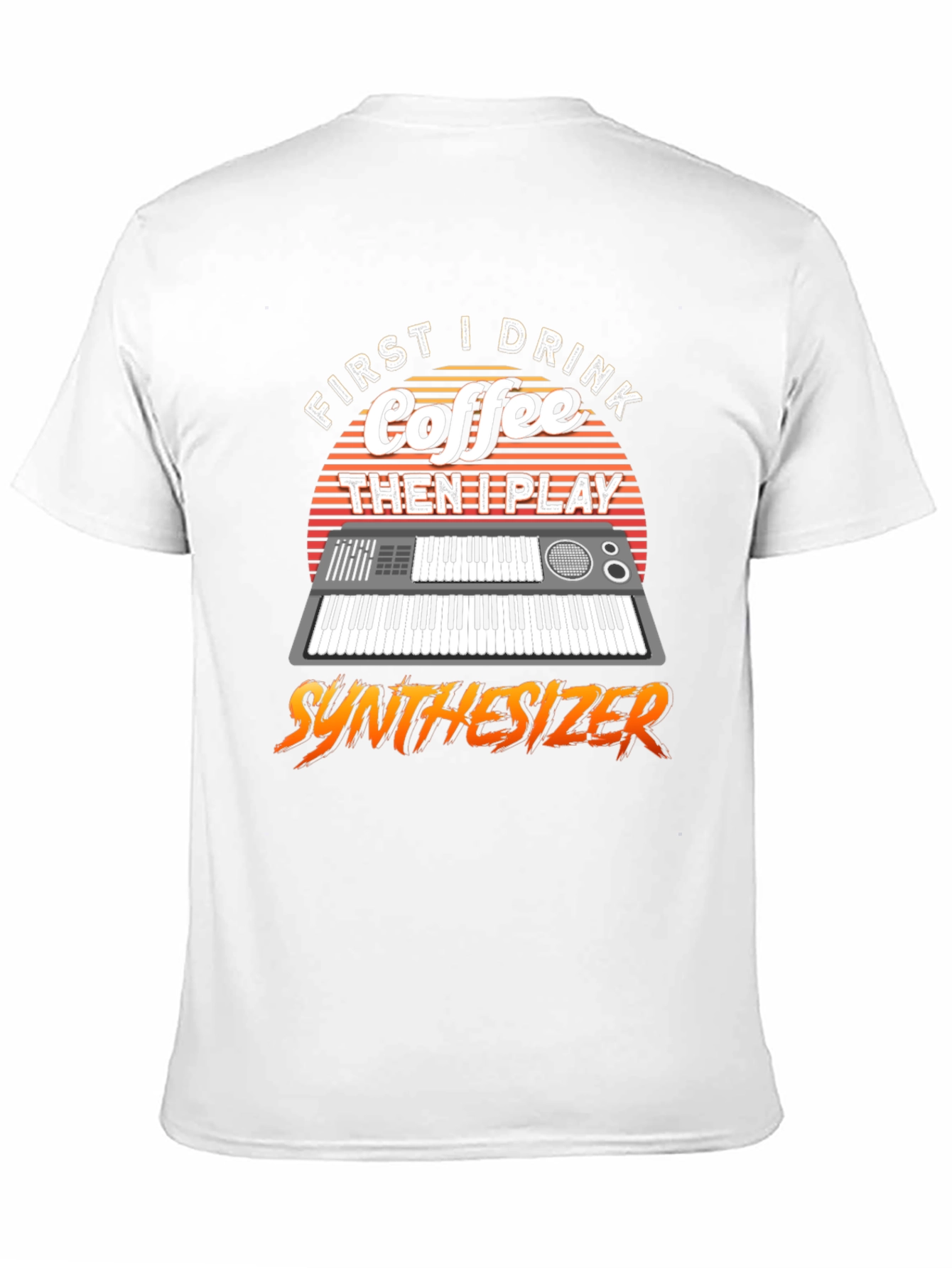 Coffee Then Synthesizer Tee