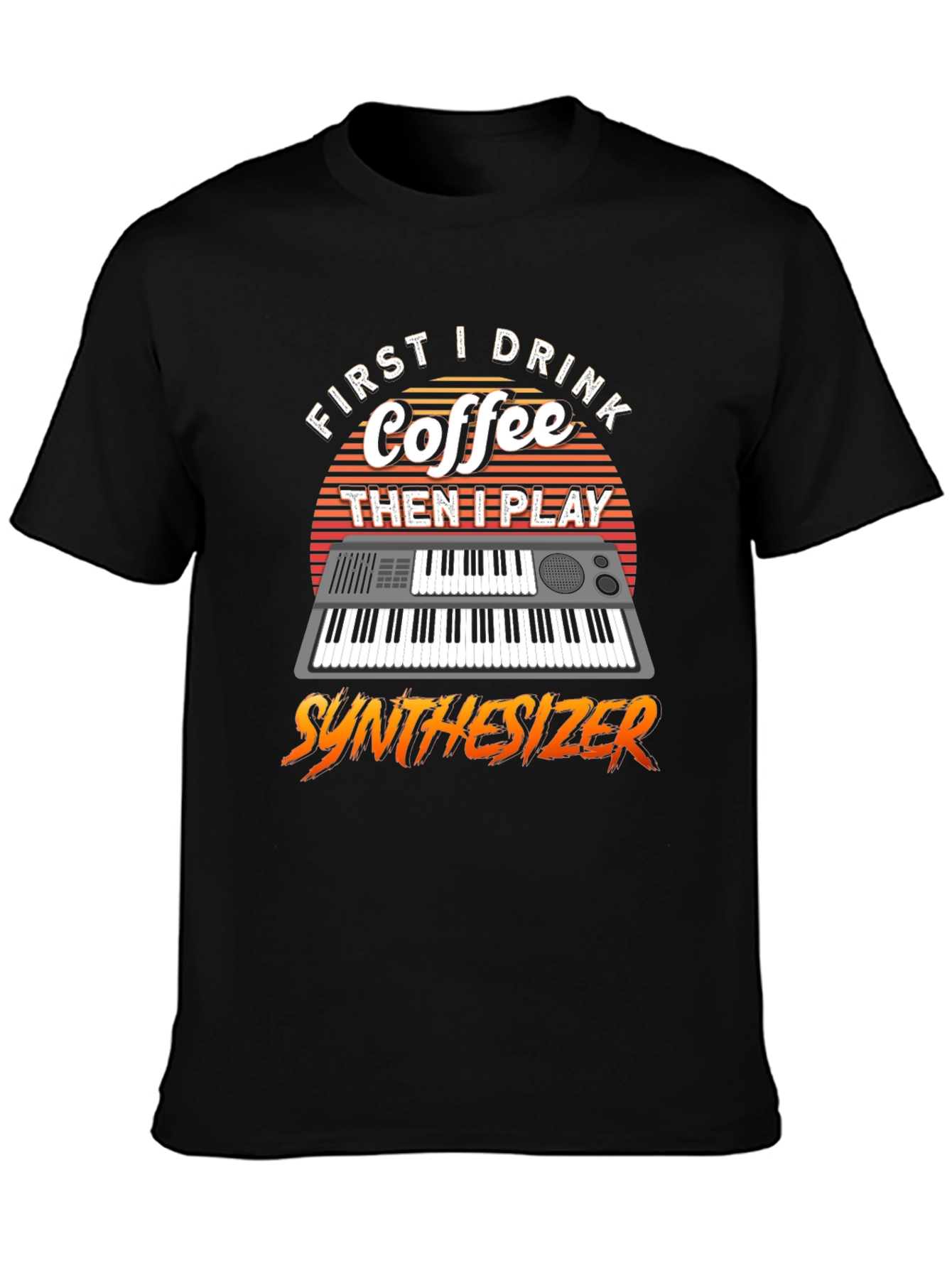 Coffee Then Synthesizer Tee
