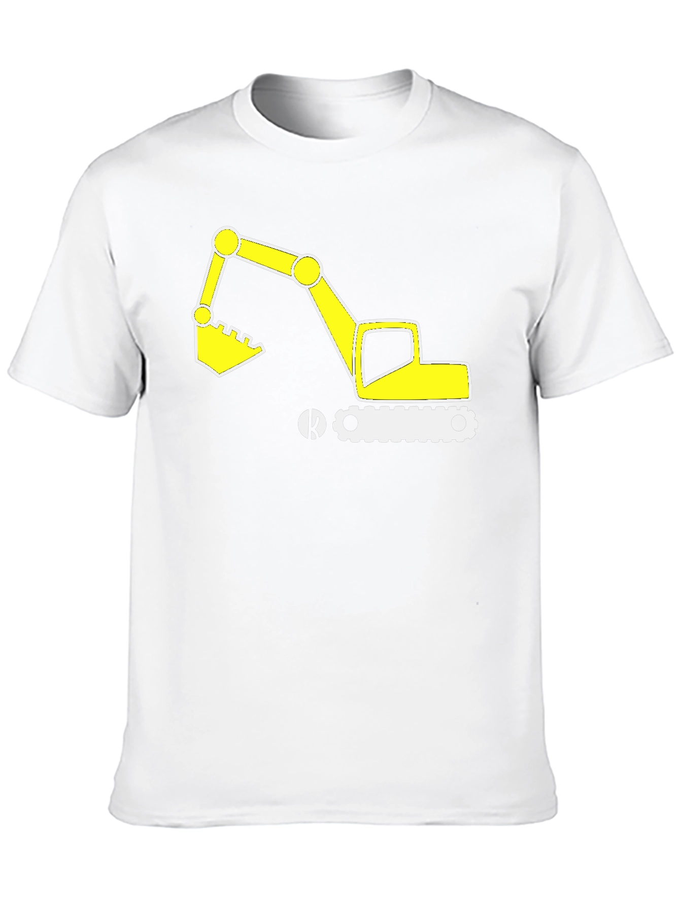 Excavator Graphic Tee - Construction Vehicle T-Shirt