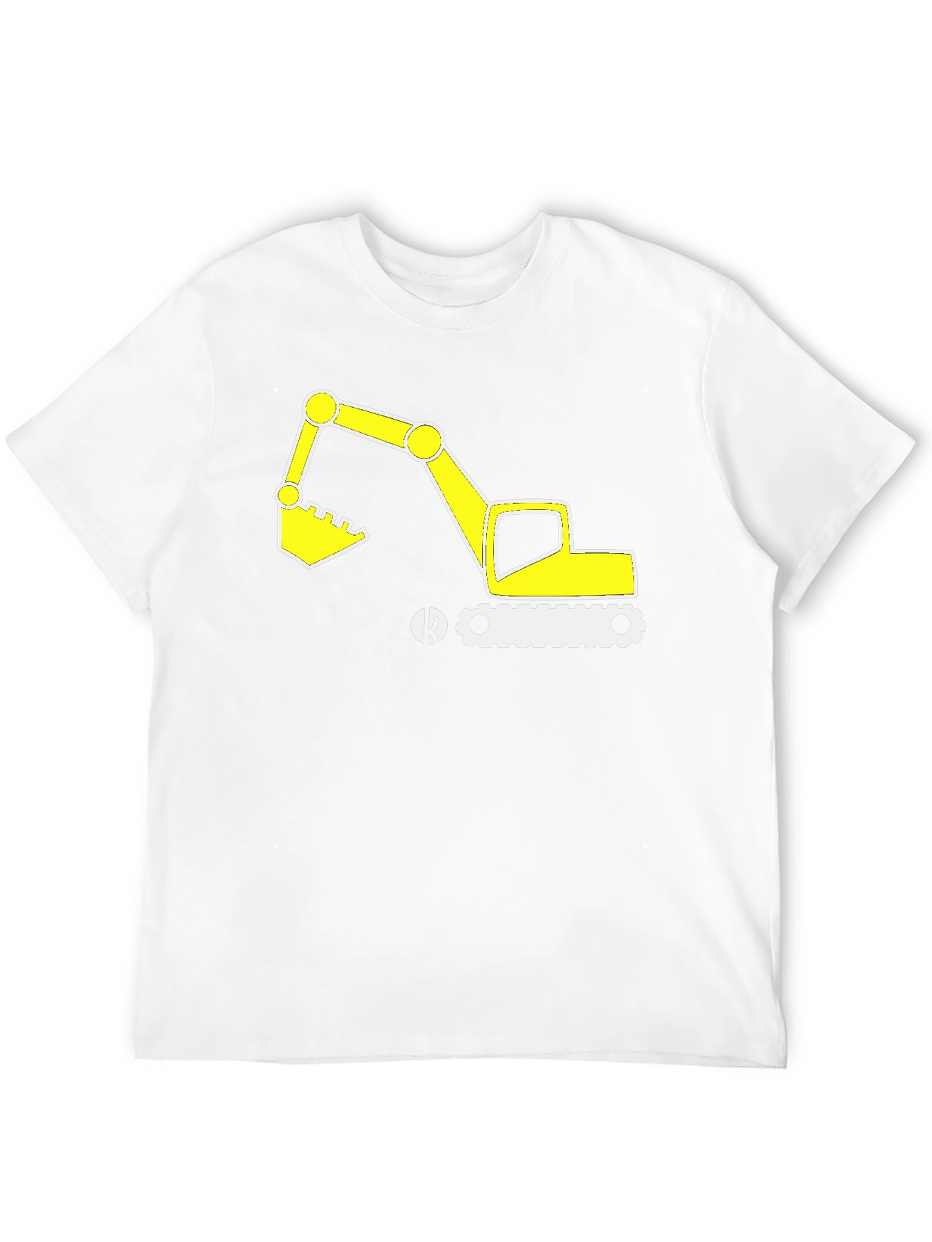 Excavator Graphic Tee - Construction Vehicle T-Shirt