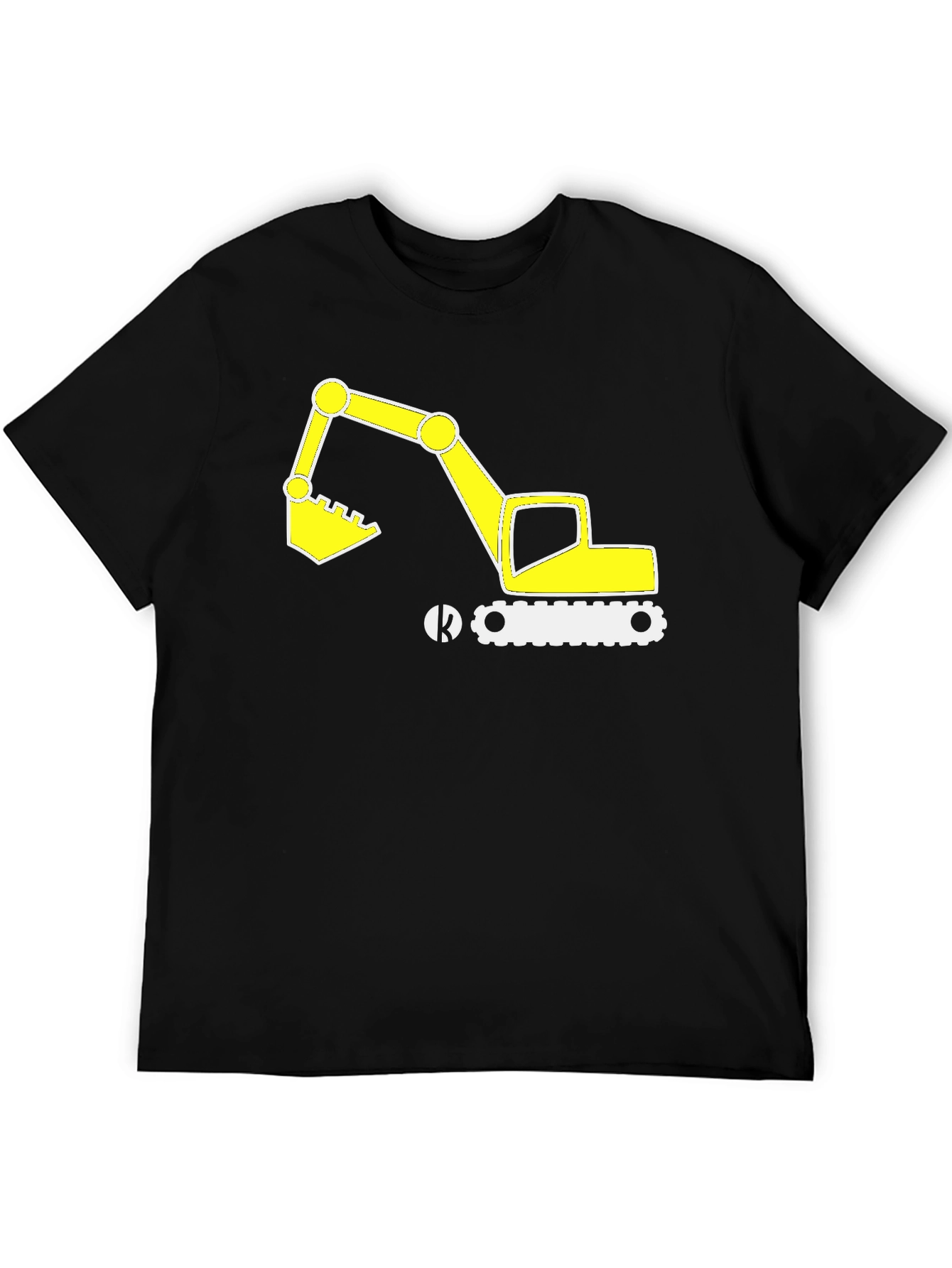 Excavator Graphic Tee - Construction Vehicle T-Shirt