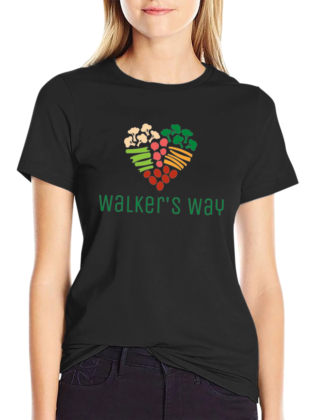 Walkers Way Vegetable Heart Graphic Tee