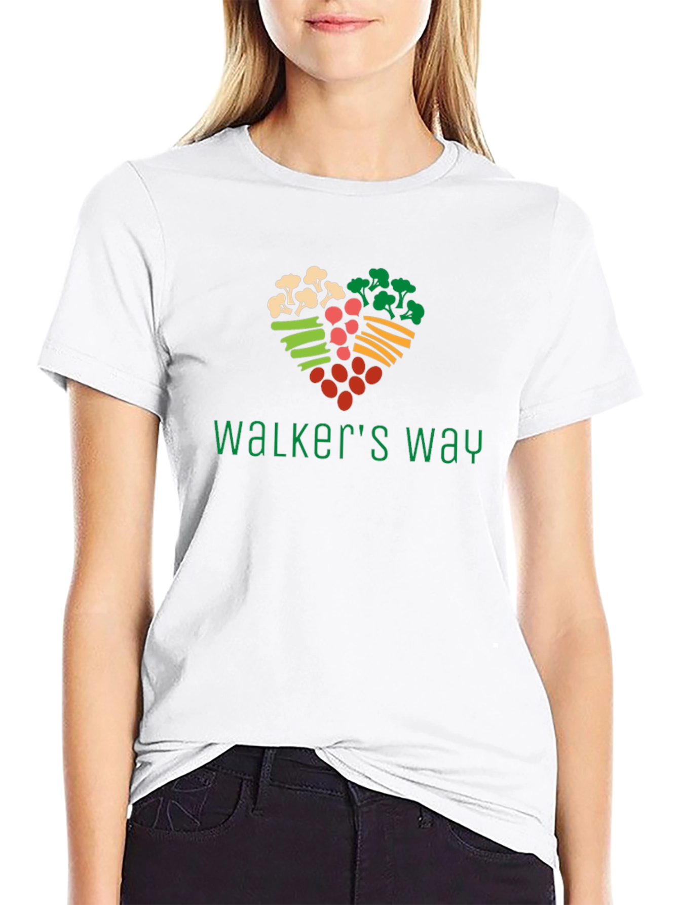 Walkers Way Vegetable Heart Graphic Tee