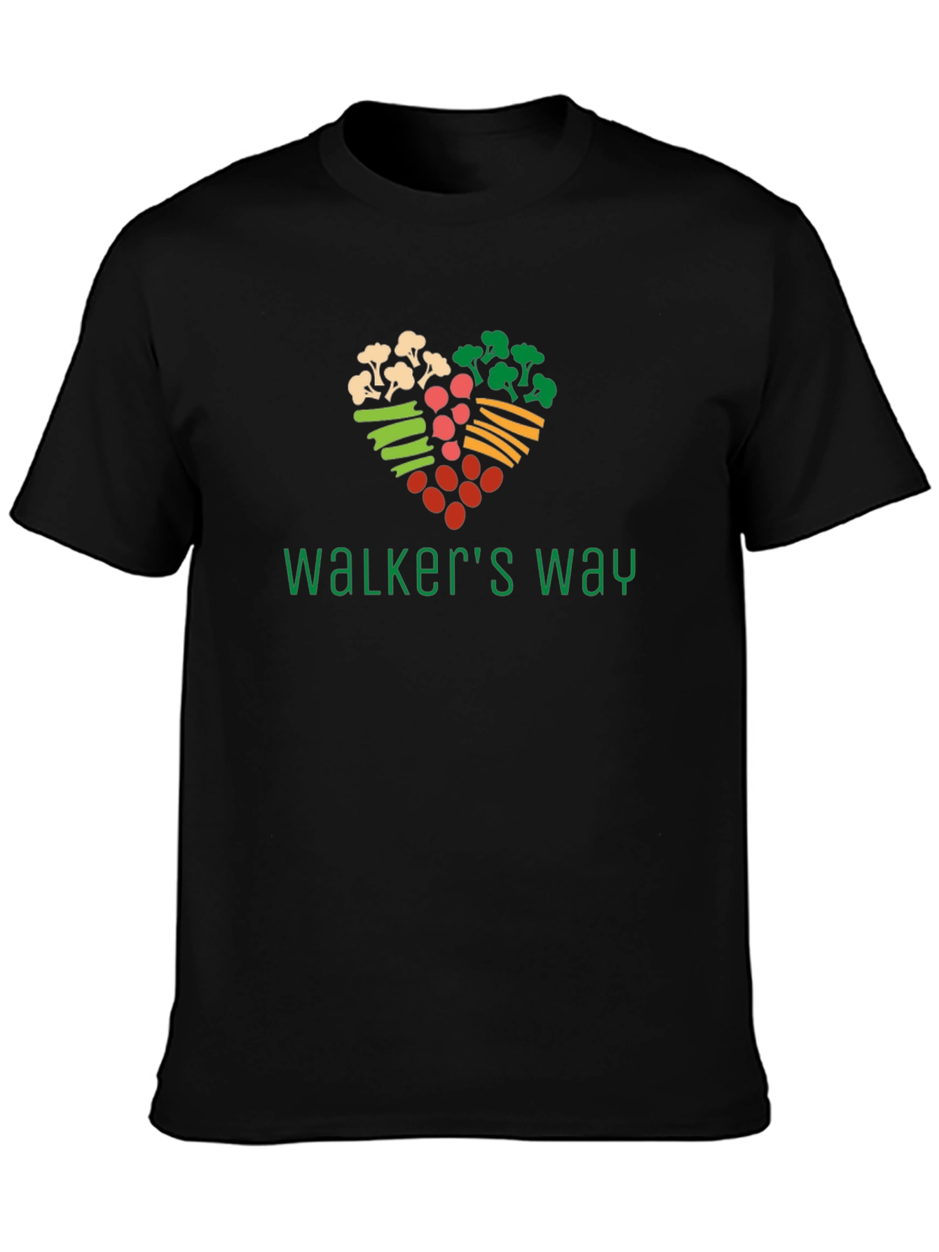 Walkers Way Vegetable Heart Graphic Tee