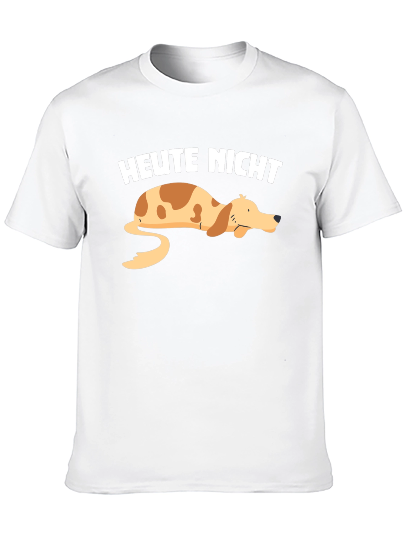 Heute Nicht Lazy Dog Graphic T-Shirt