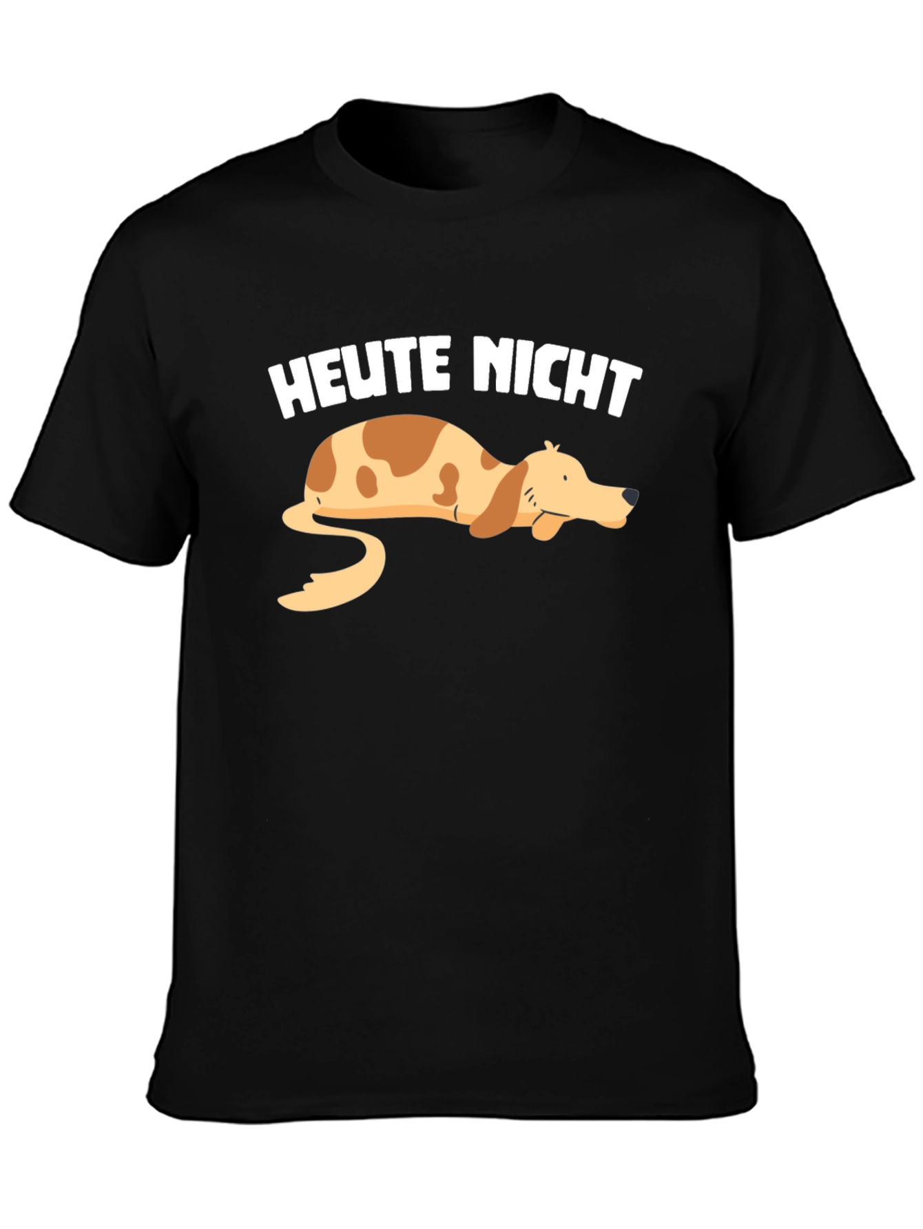 Heute Nicht Lazy Dog Graphic T-Shirt