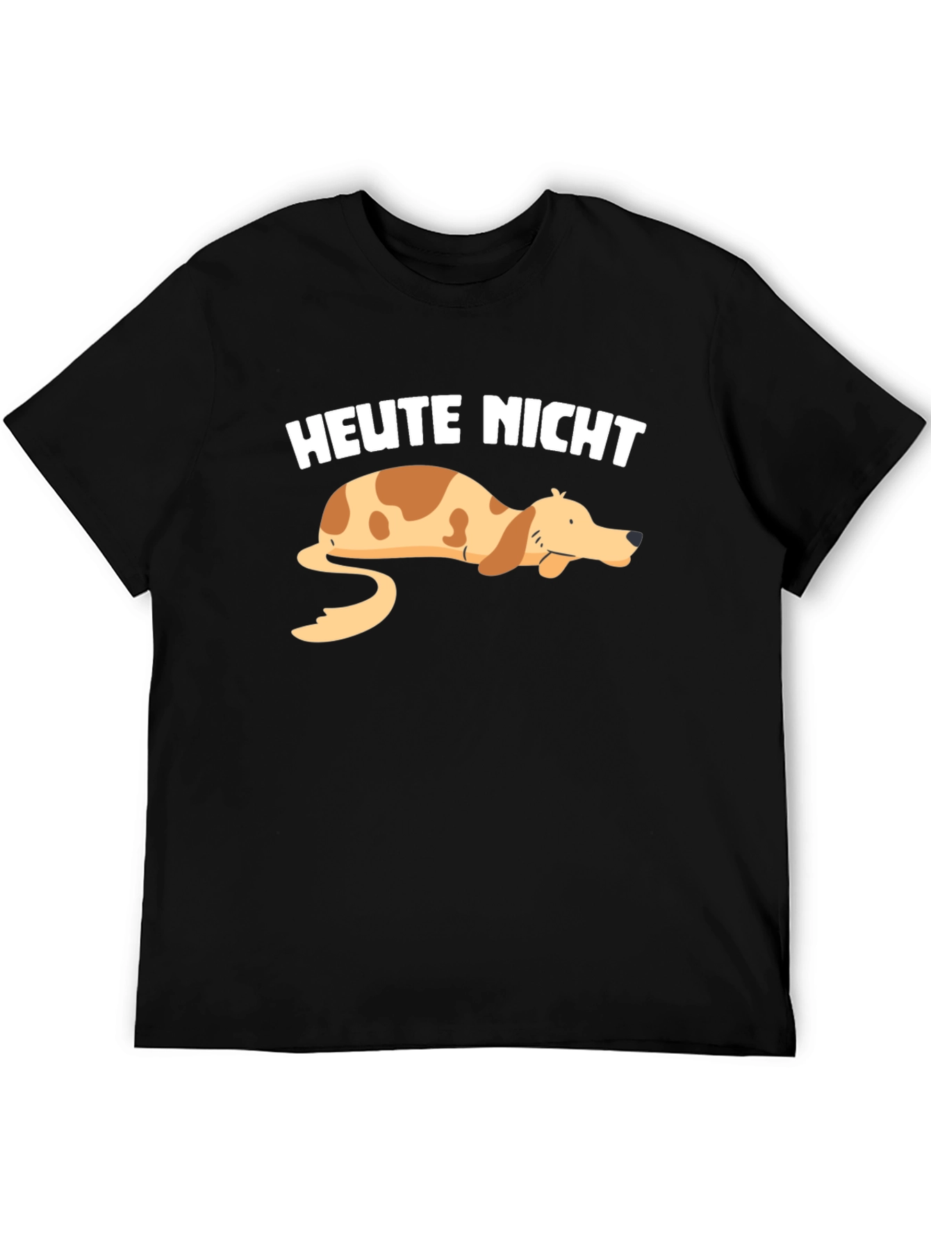 Heute Nicht Lazy Dog Graphic T-Shirt