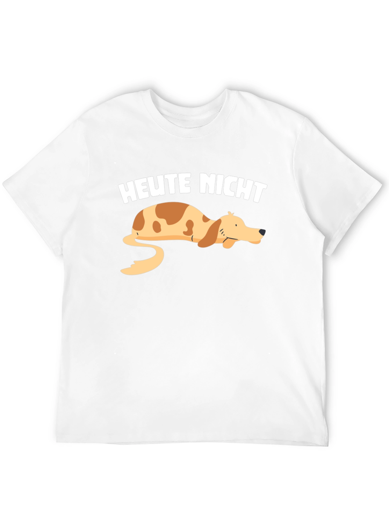 Heute Nicht Lazy Dog Graphic T-Shirt