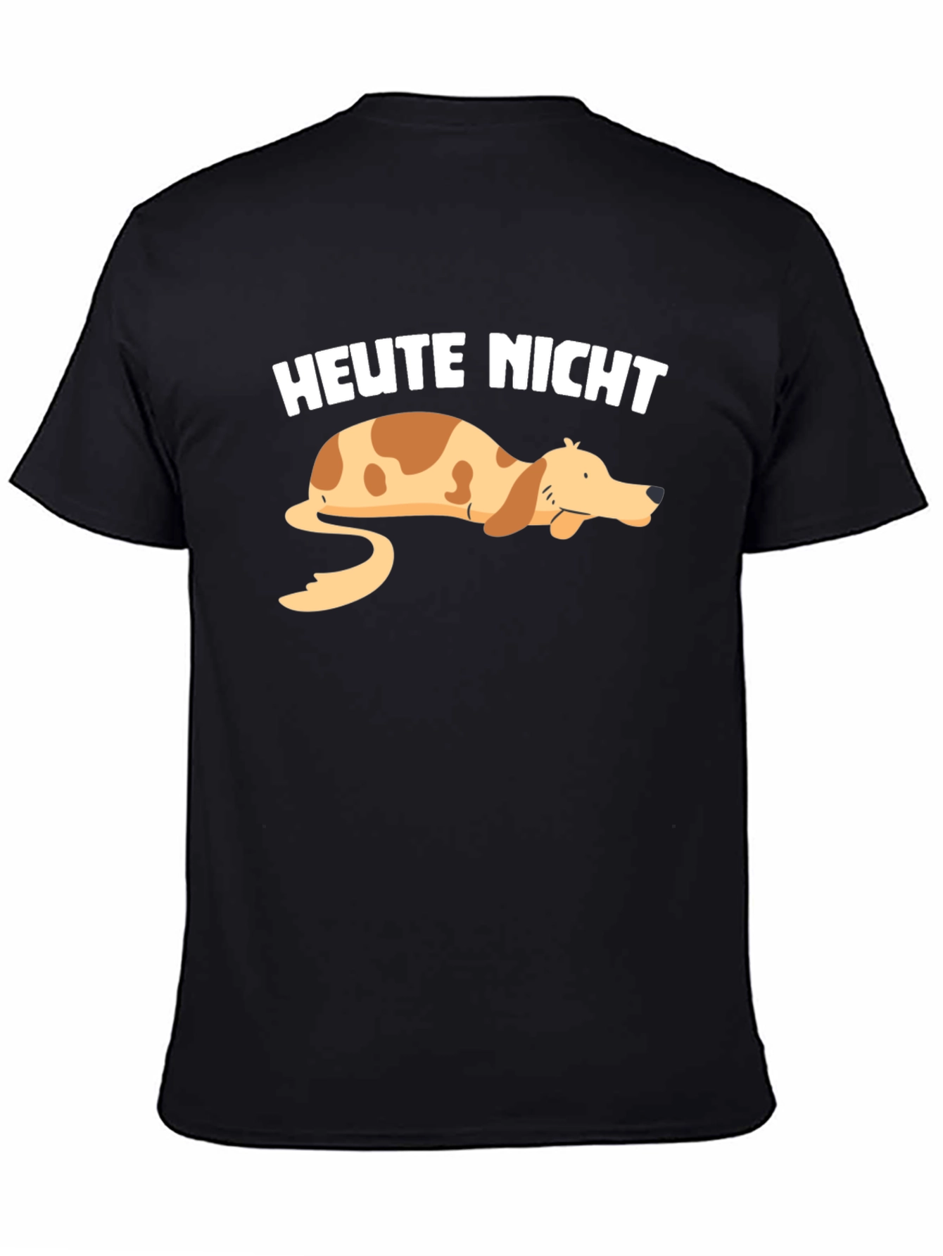 Heute Nicht Lazy Dog Graphic T-Shirt