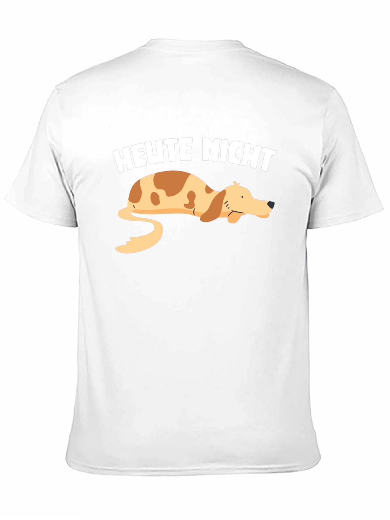Heute Nicht Lazy Dog Graphic T-Shirt