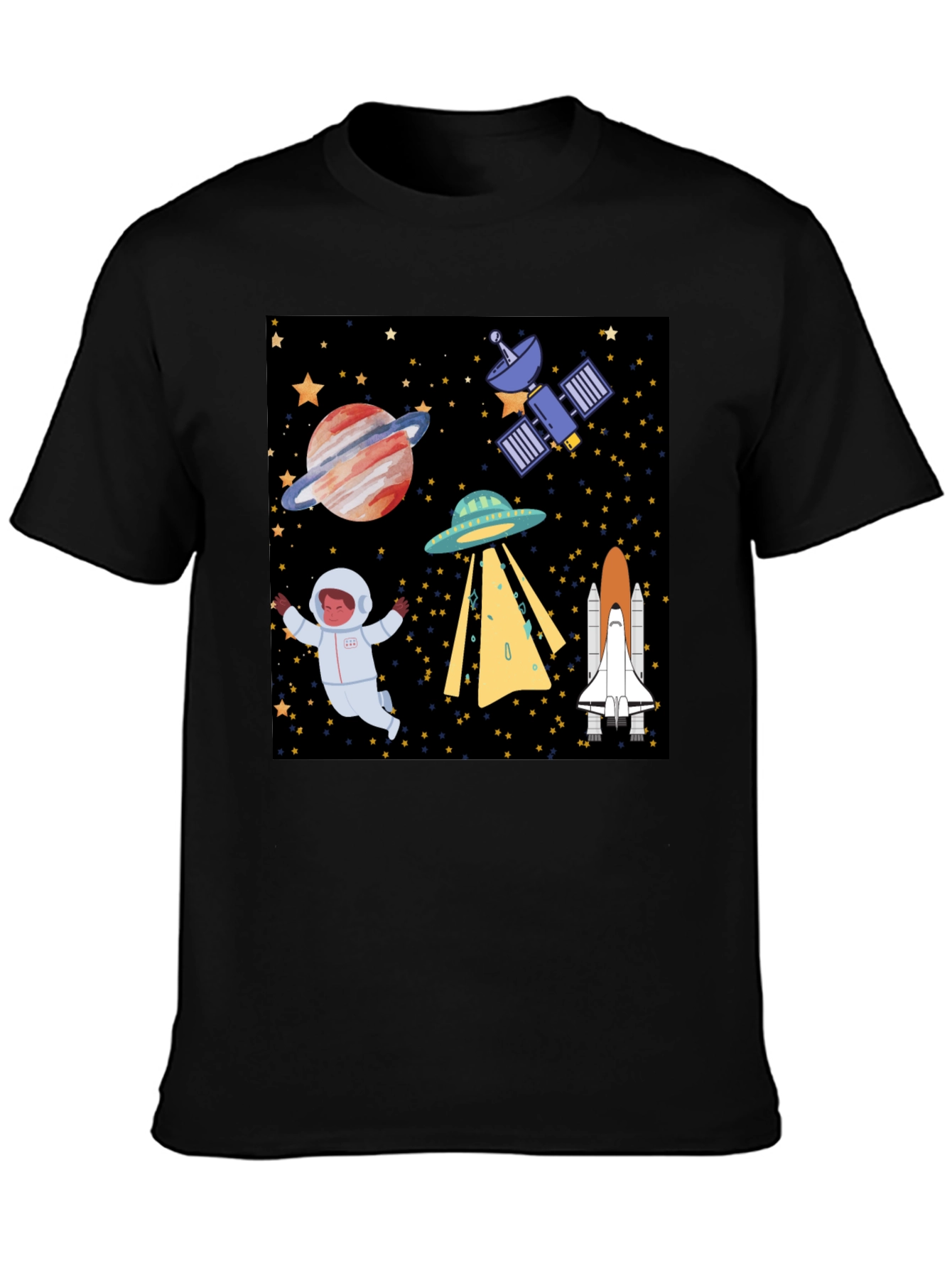 Space Exploration Graphic T-Shirt
