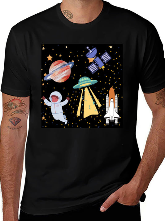 Space Exploration Graphic T-Shirt