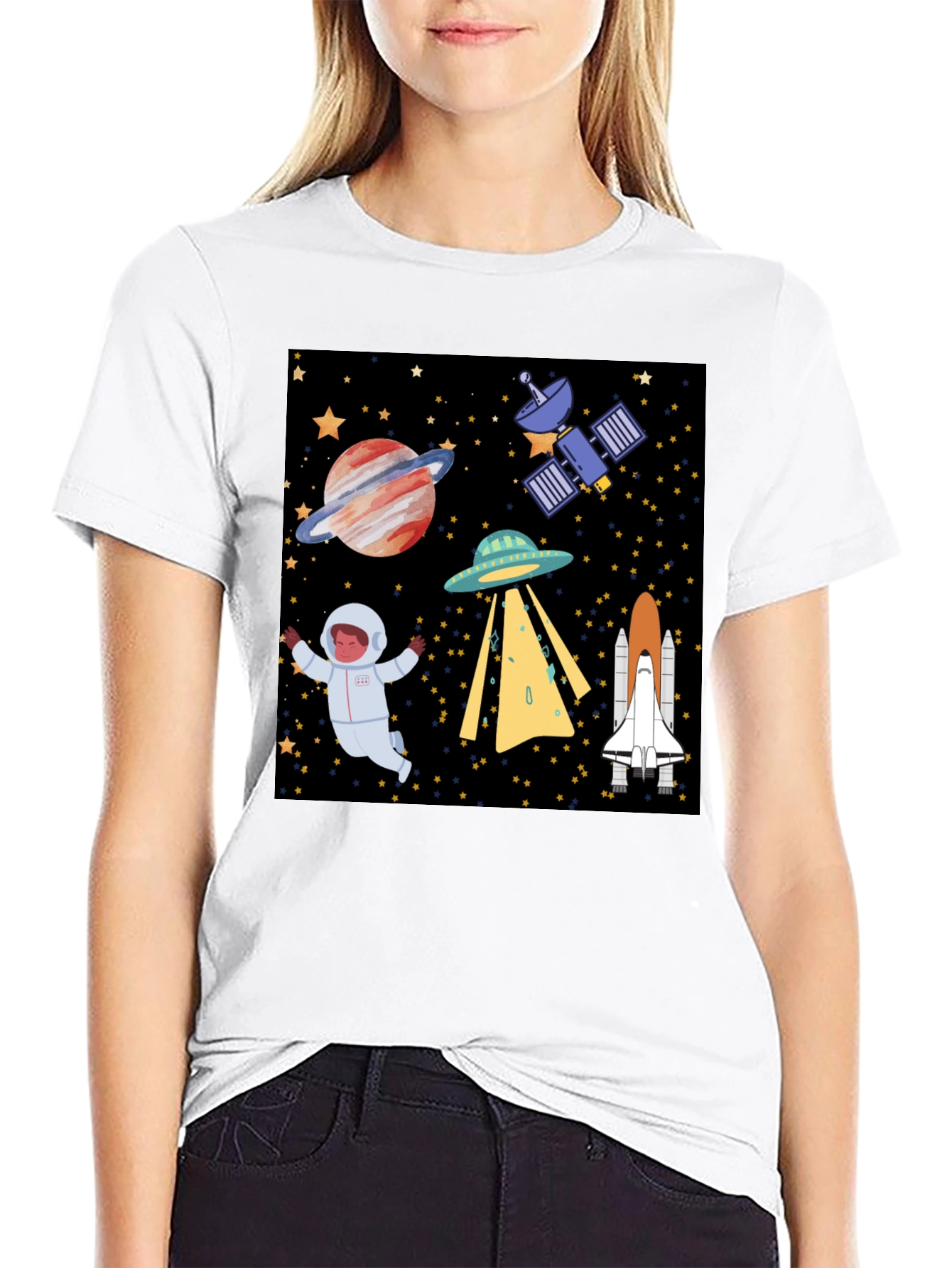 Space Exploration Graphic T-Shirt