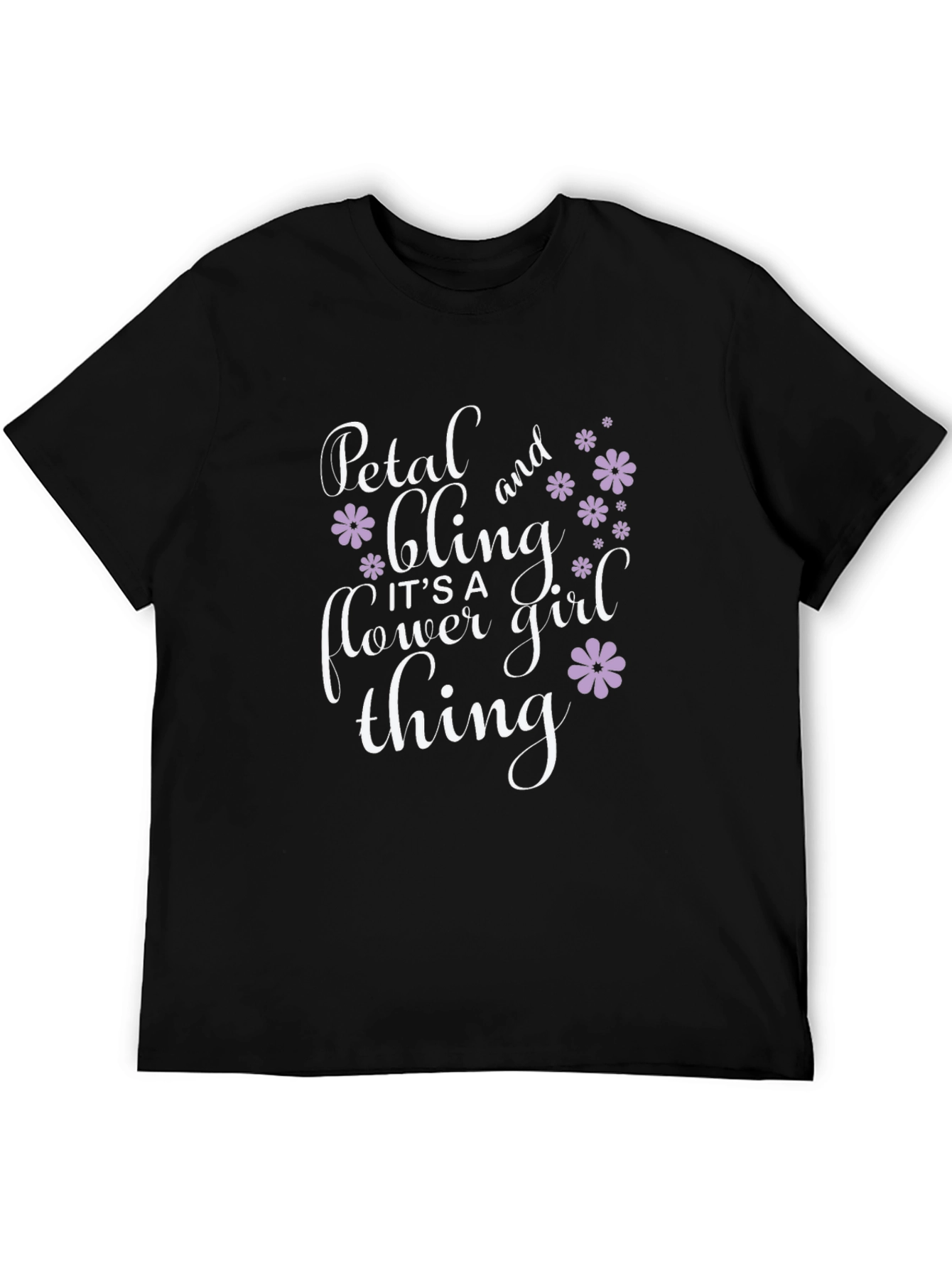 Petal & Bling Flower Girl Graphic Tee