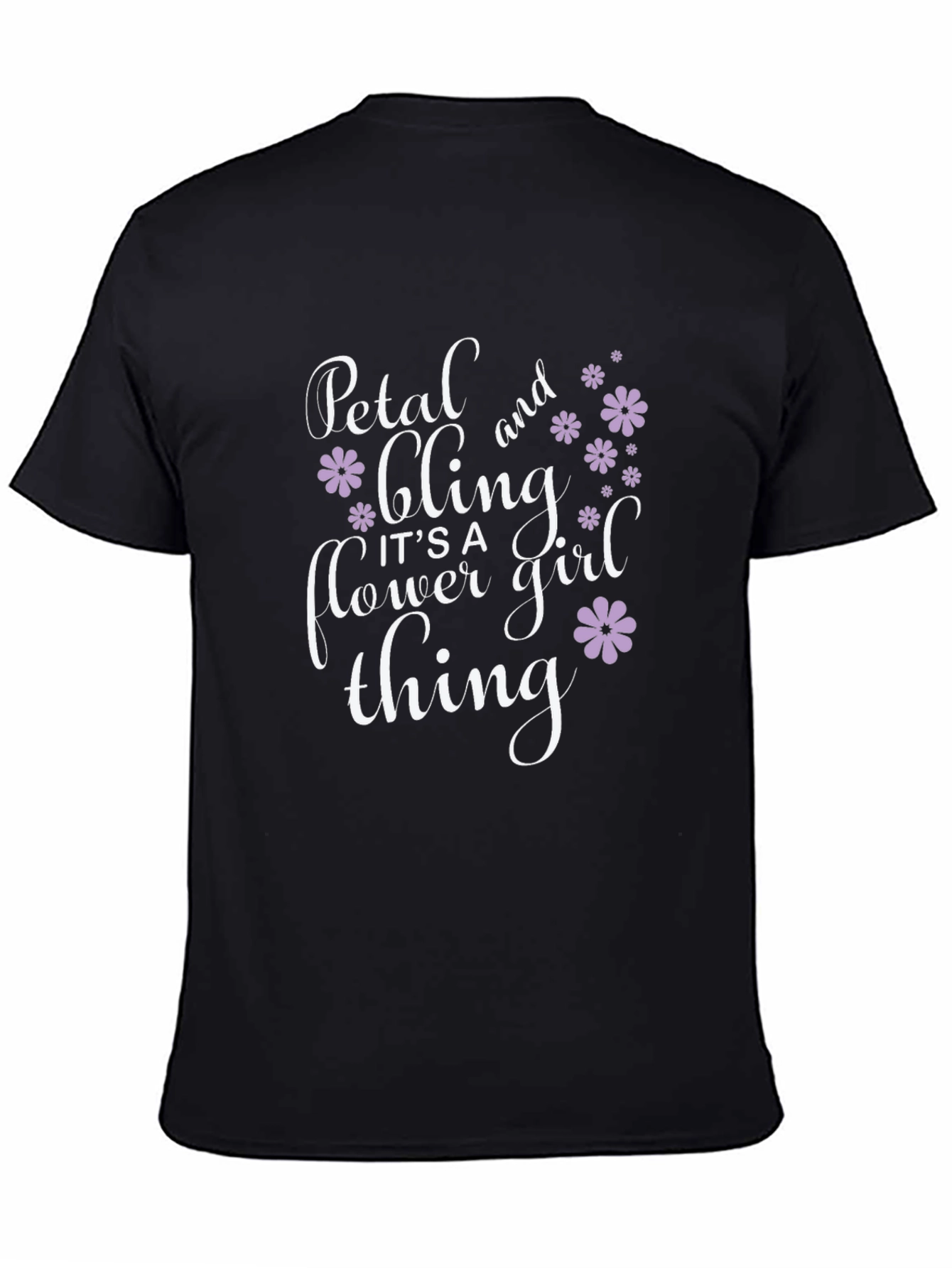 Petal & Bling Flower Girl Graphic Tee