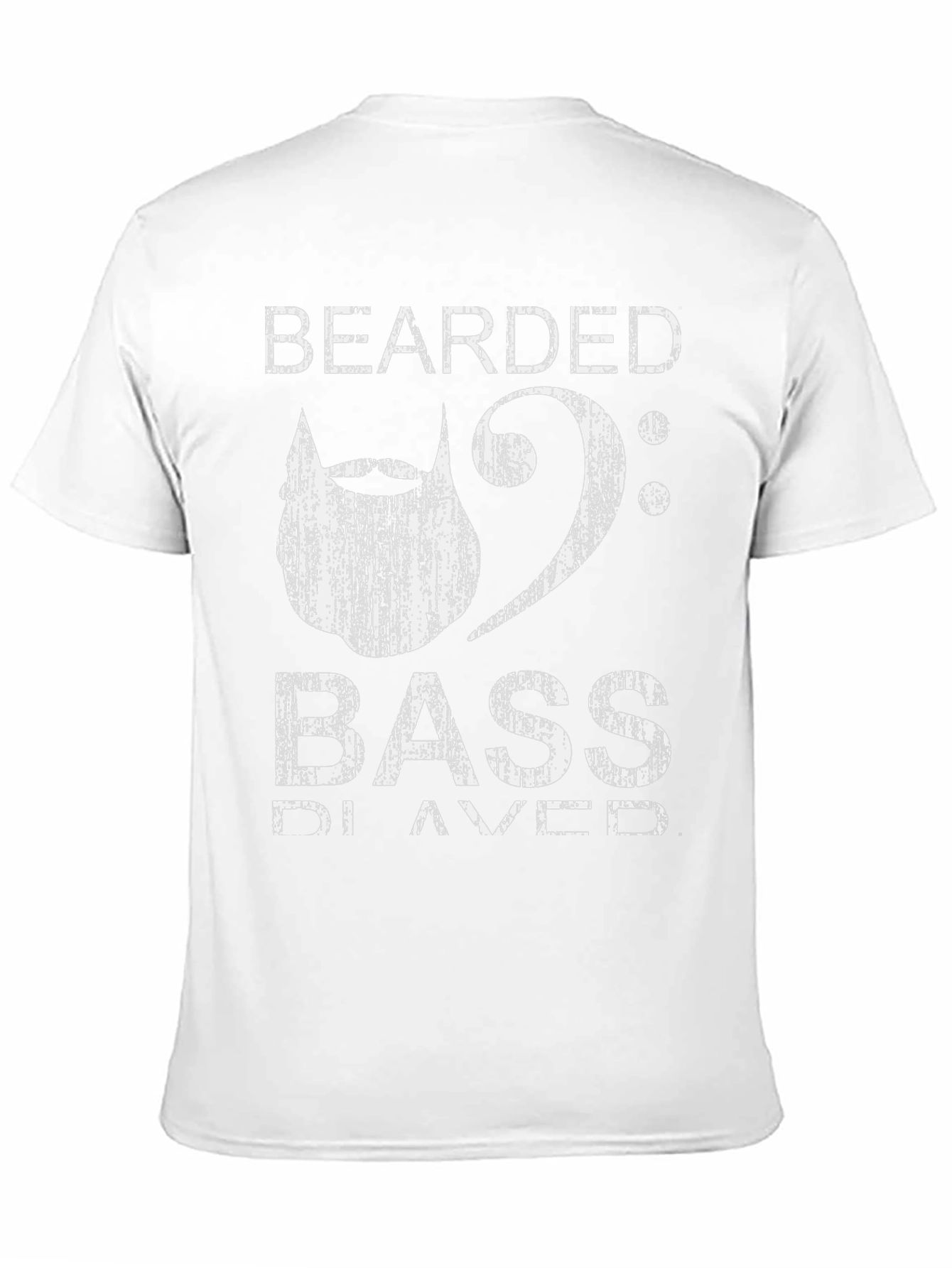 Bearded Bass Player Black T-Shirt