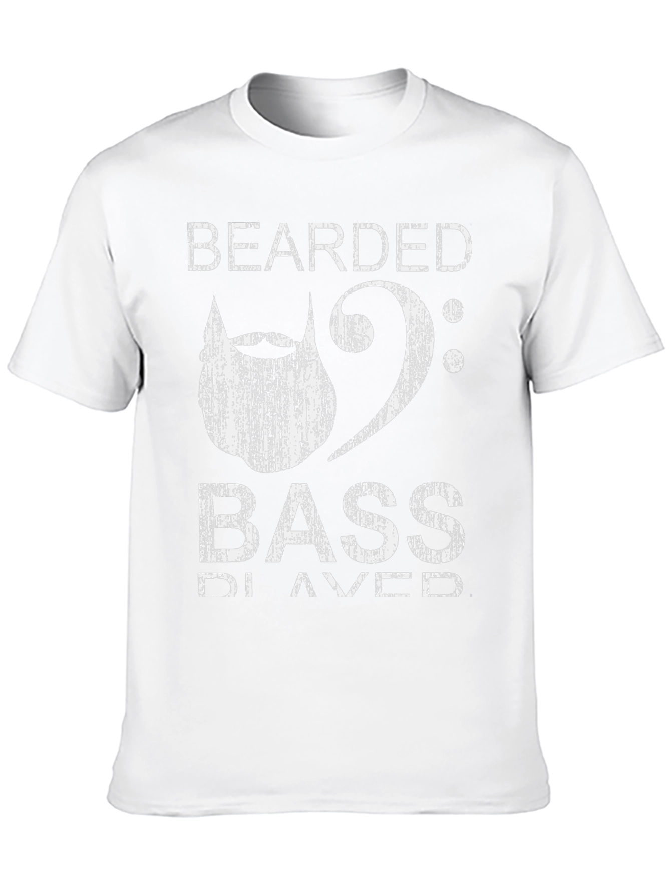Bearded Bass Player Black T-Shirt