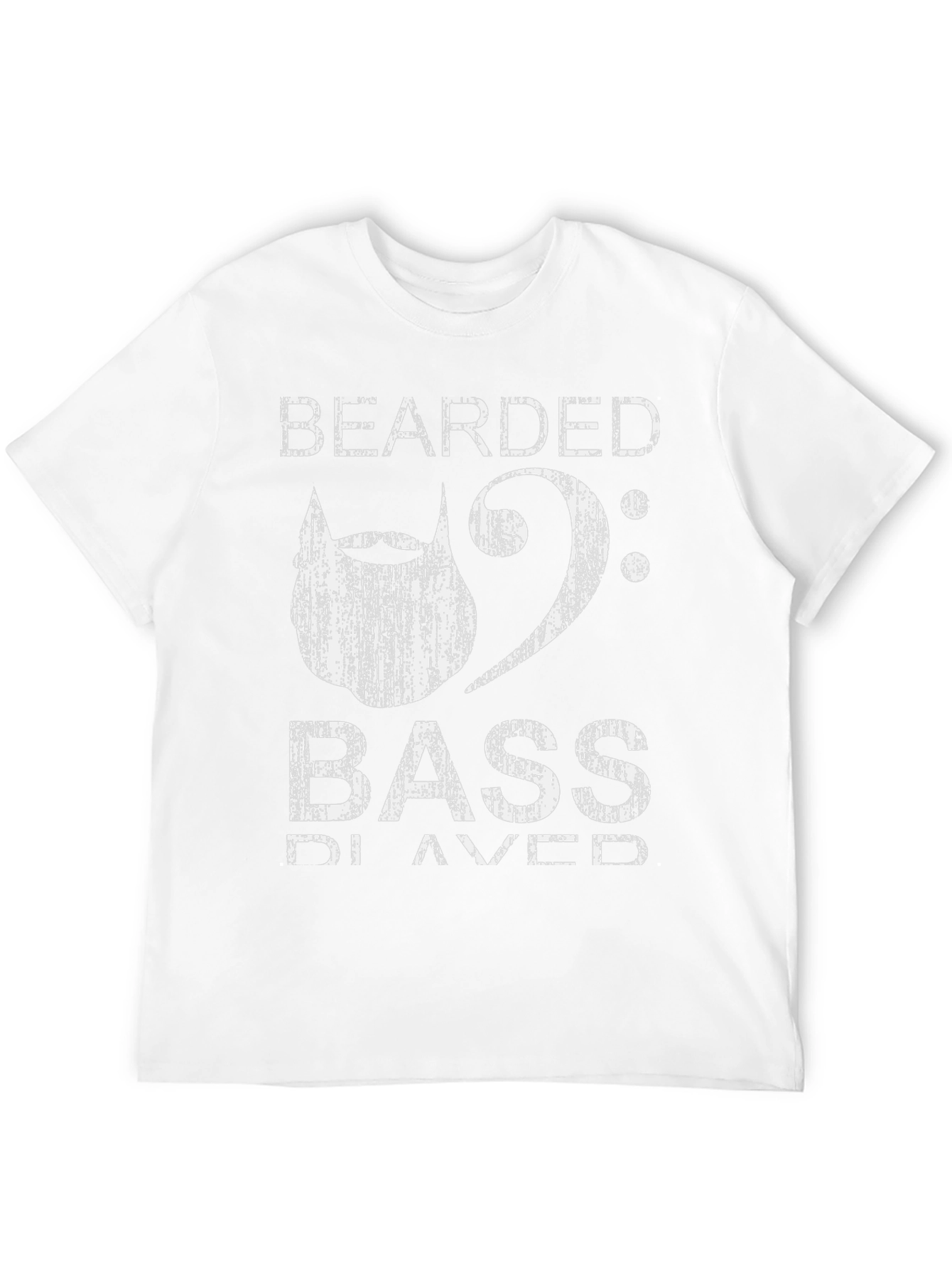 Bearded Bass Player Black T-Shirt