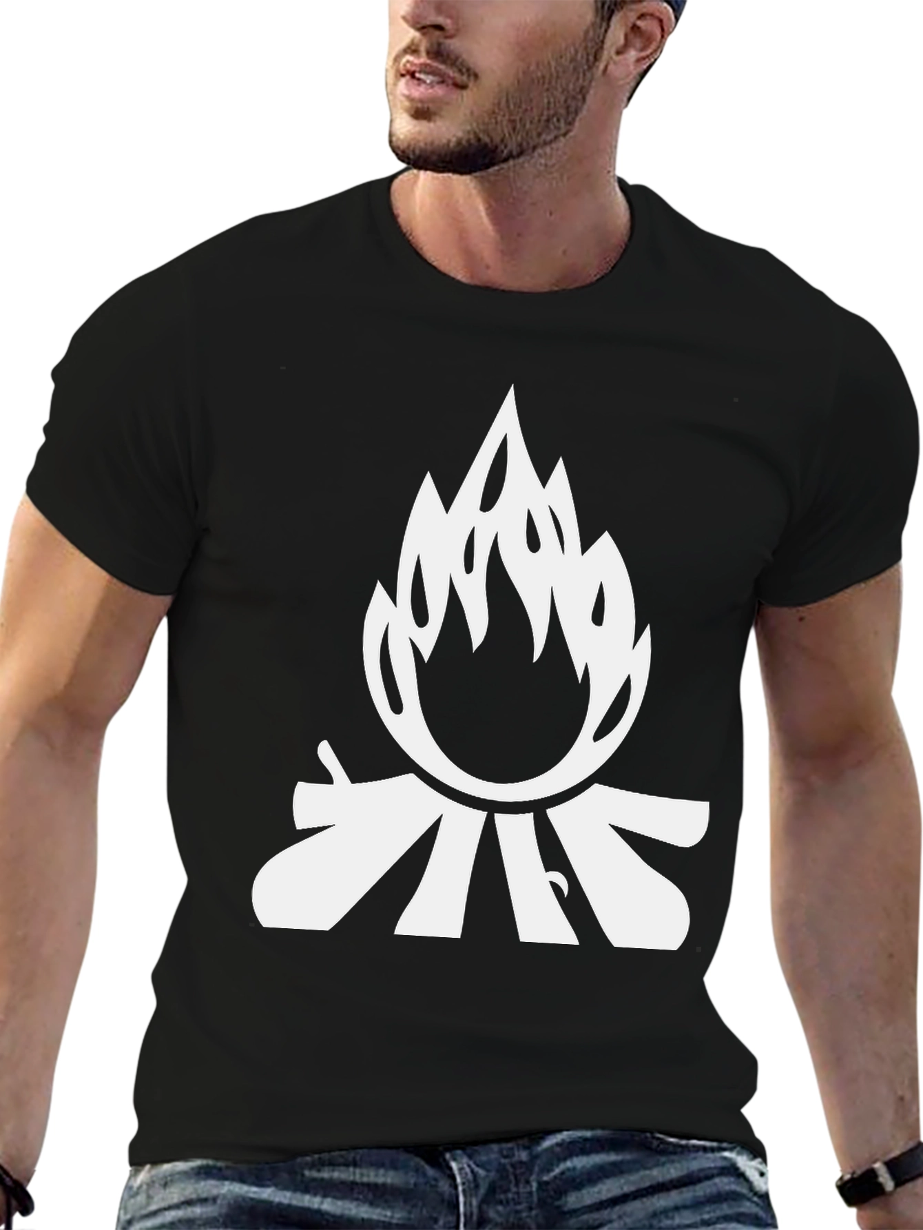 Campfire Graphic Tee - Cozy Style