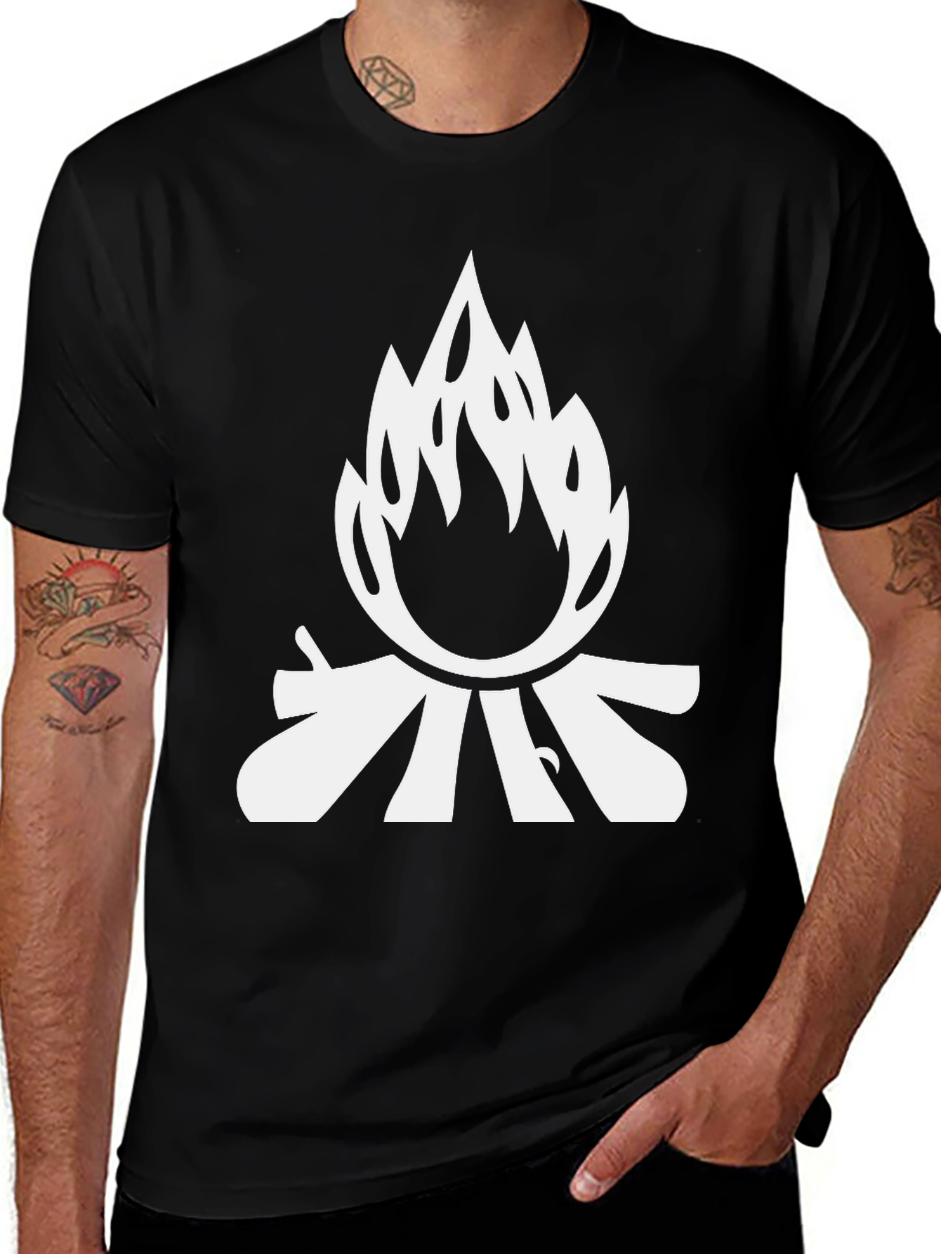Campfire Graphic Tee - Cozy Style