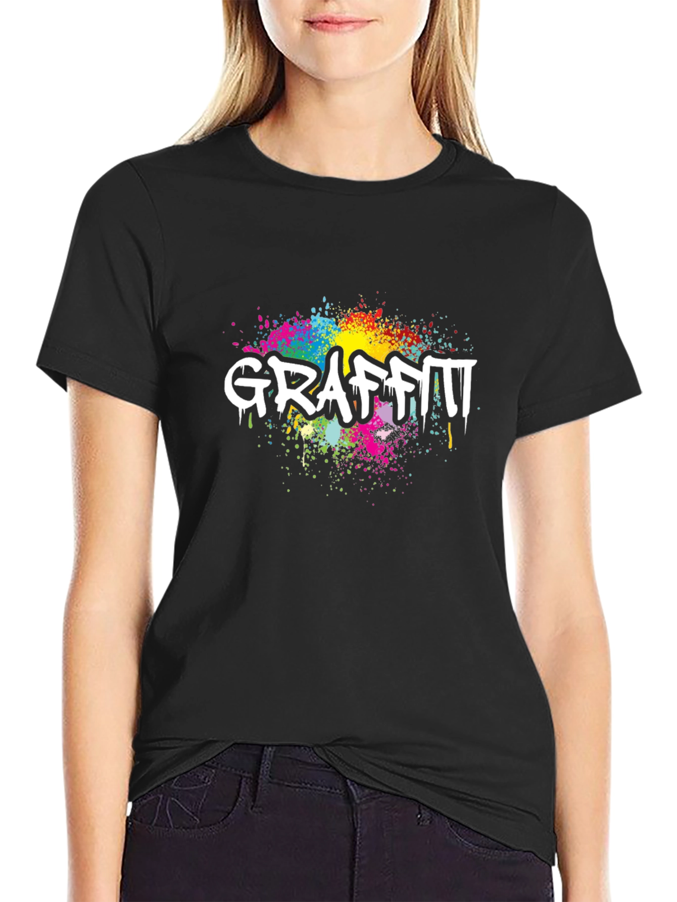 Graffiti Splash T-Shirt - Bold Graphic Tee