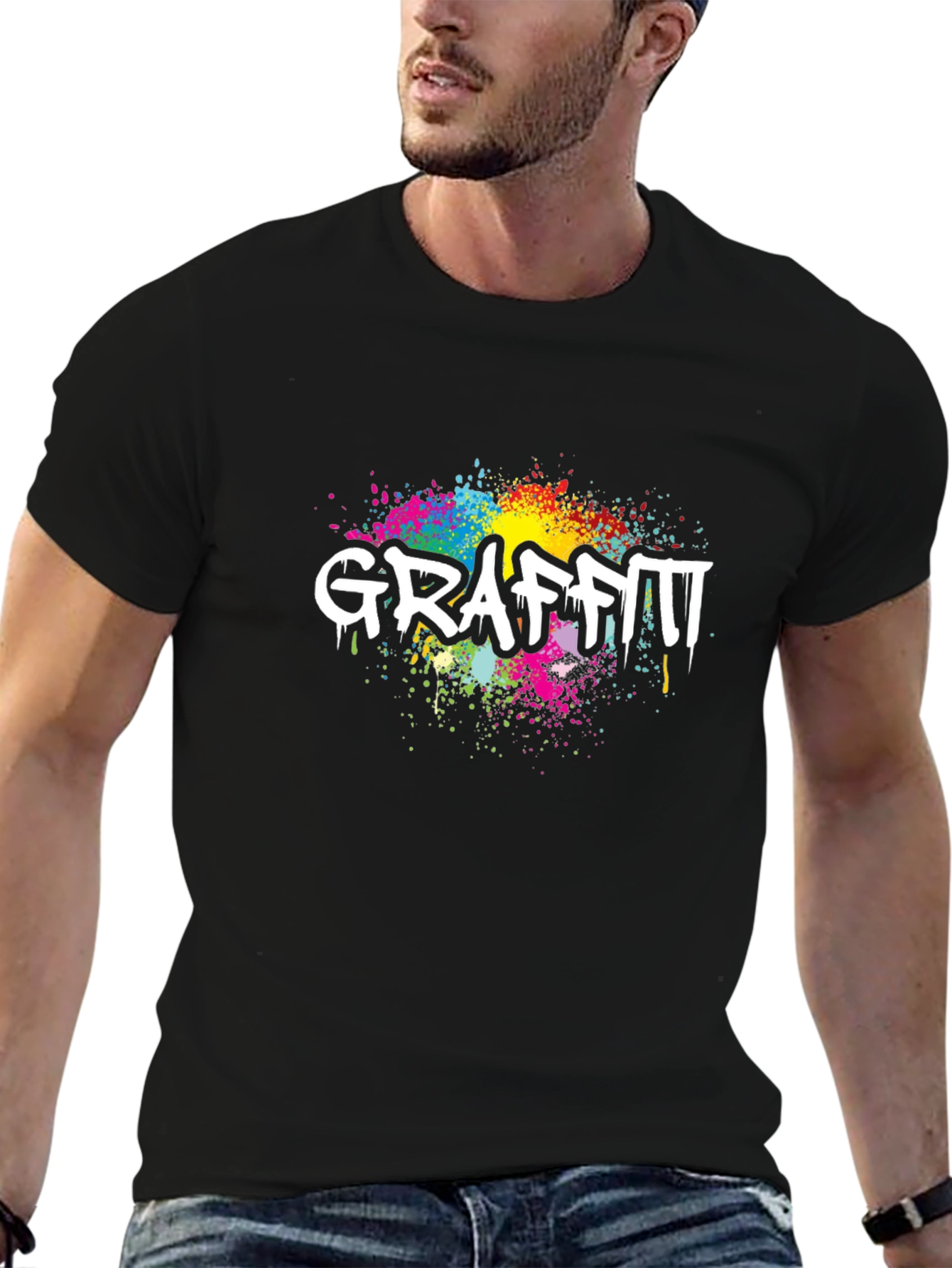 Graffiti Splash T-Shirt - Bold Graphic Tee