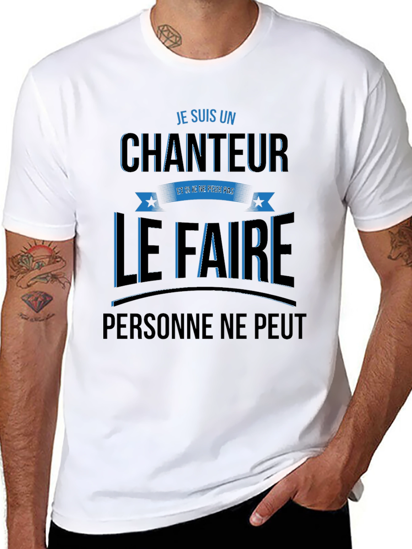 Je Suis Un Chanteur Graphic T-Shirt